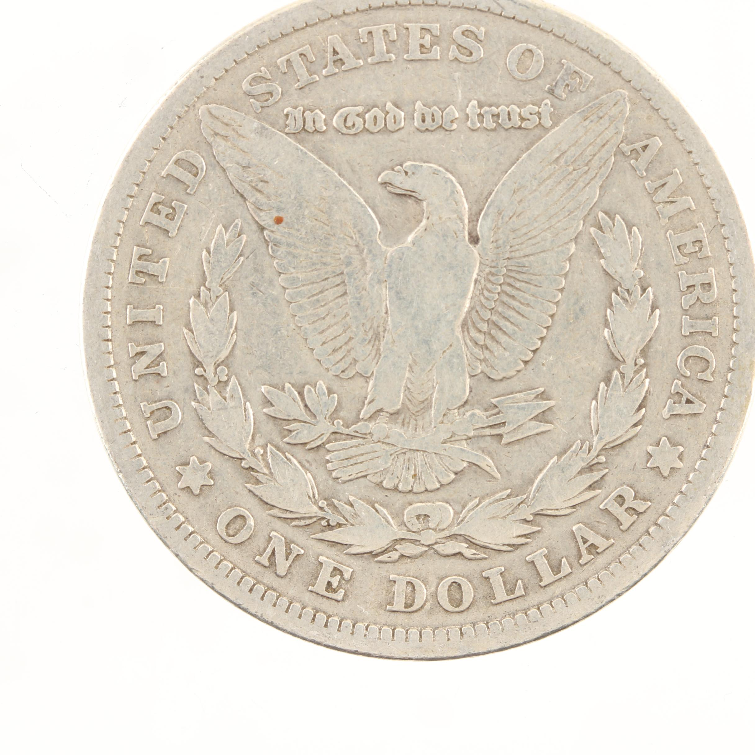 Five Morgan Silver Dollars