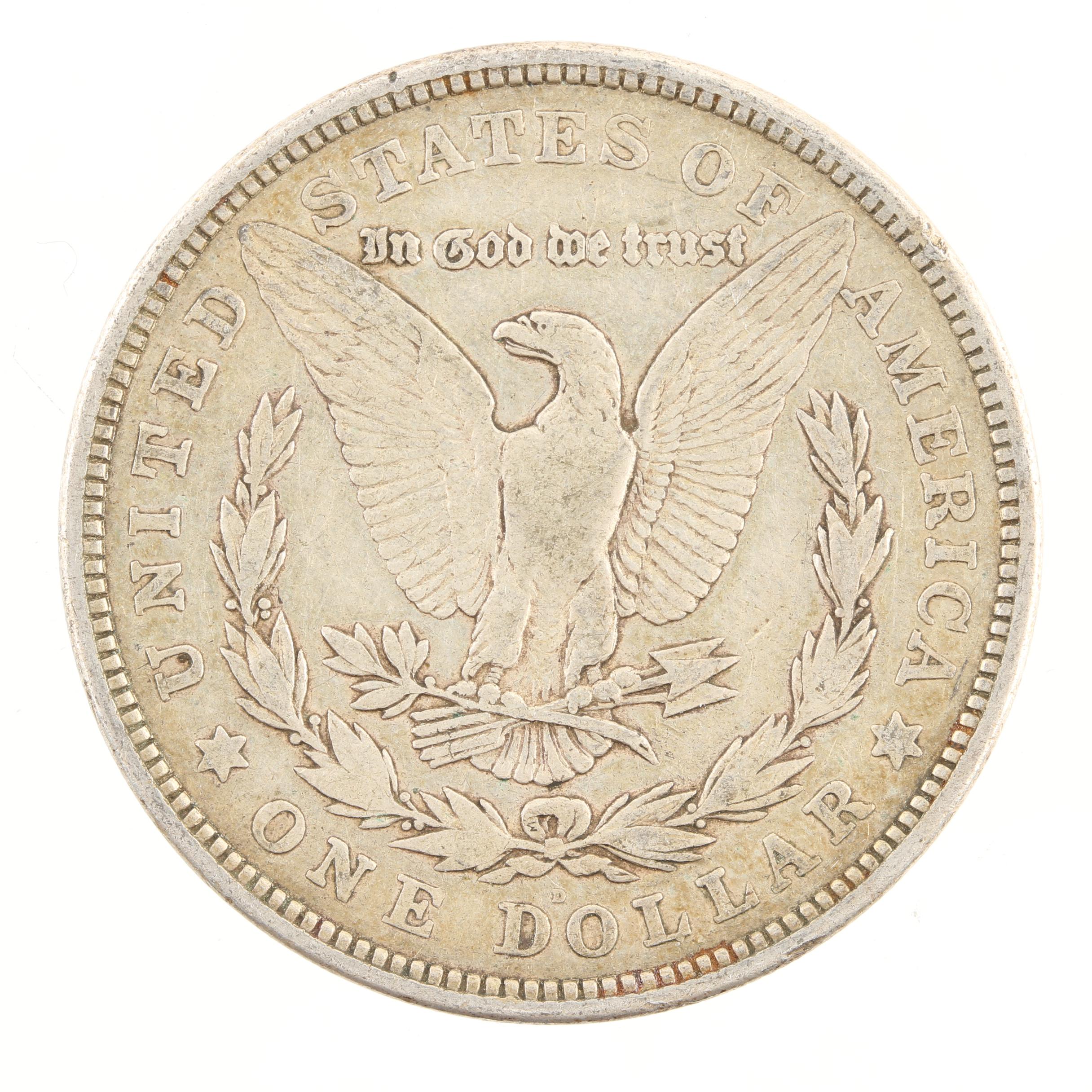 Five Morgan Silver Dollars