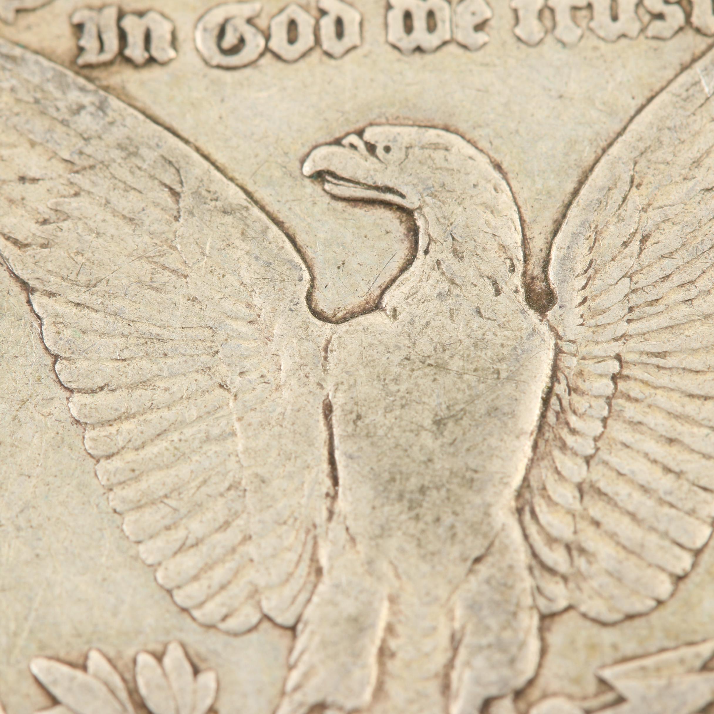 Five Morgan Silver Dollars