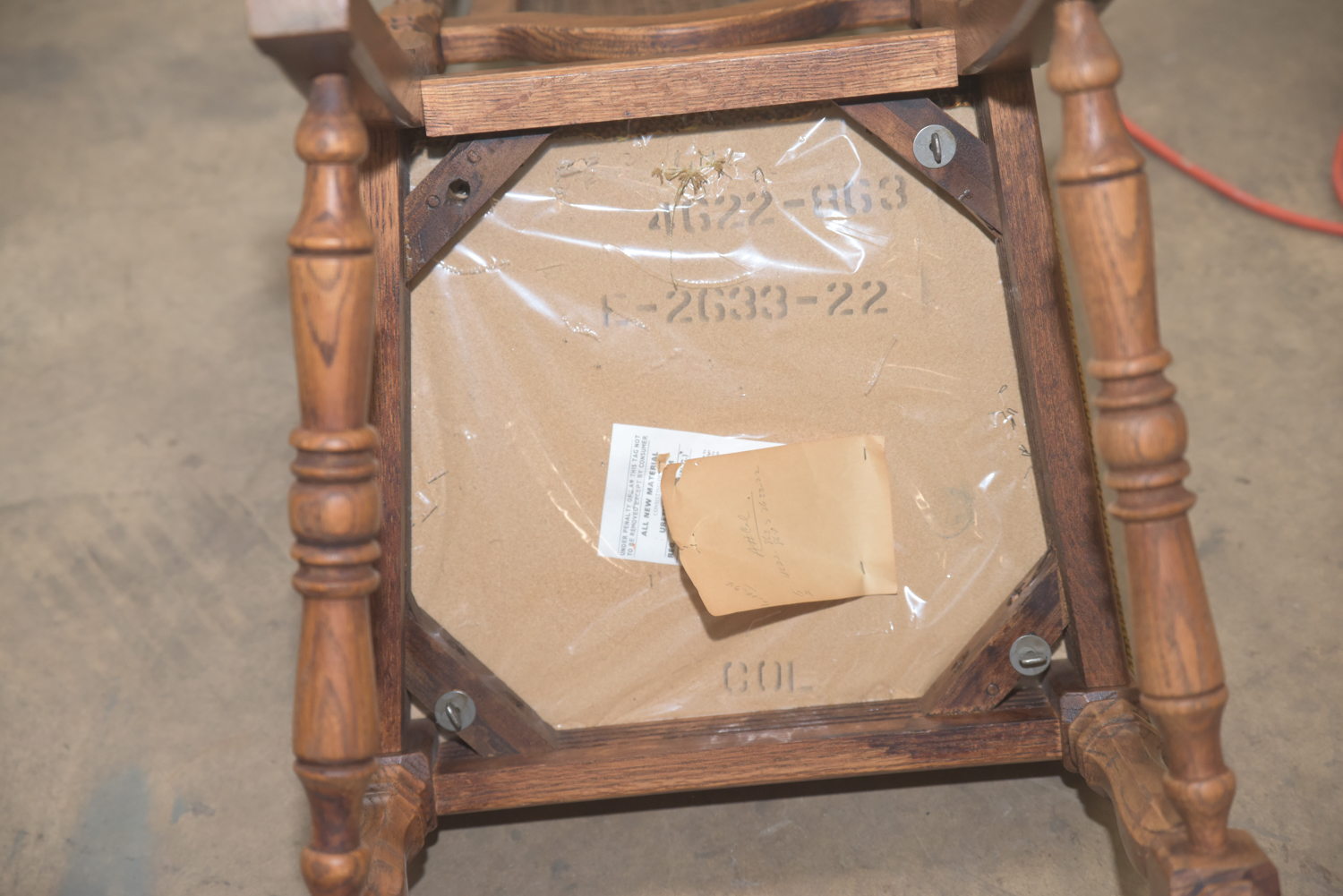 Mid-Century Oak Dining Table with Cane Back Chairs by Thomasville