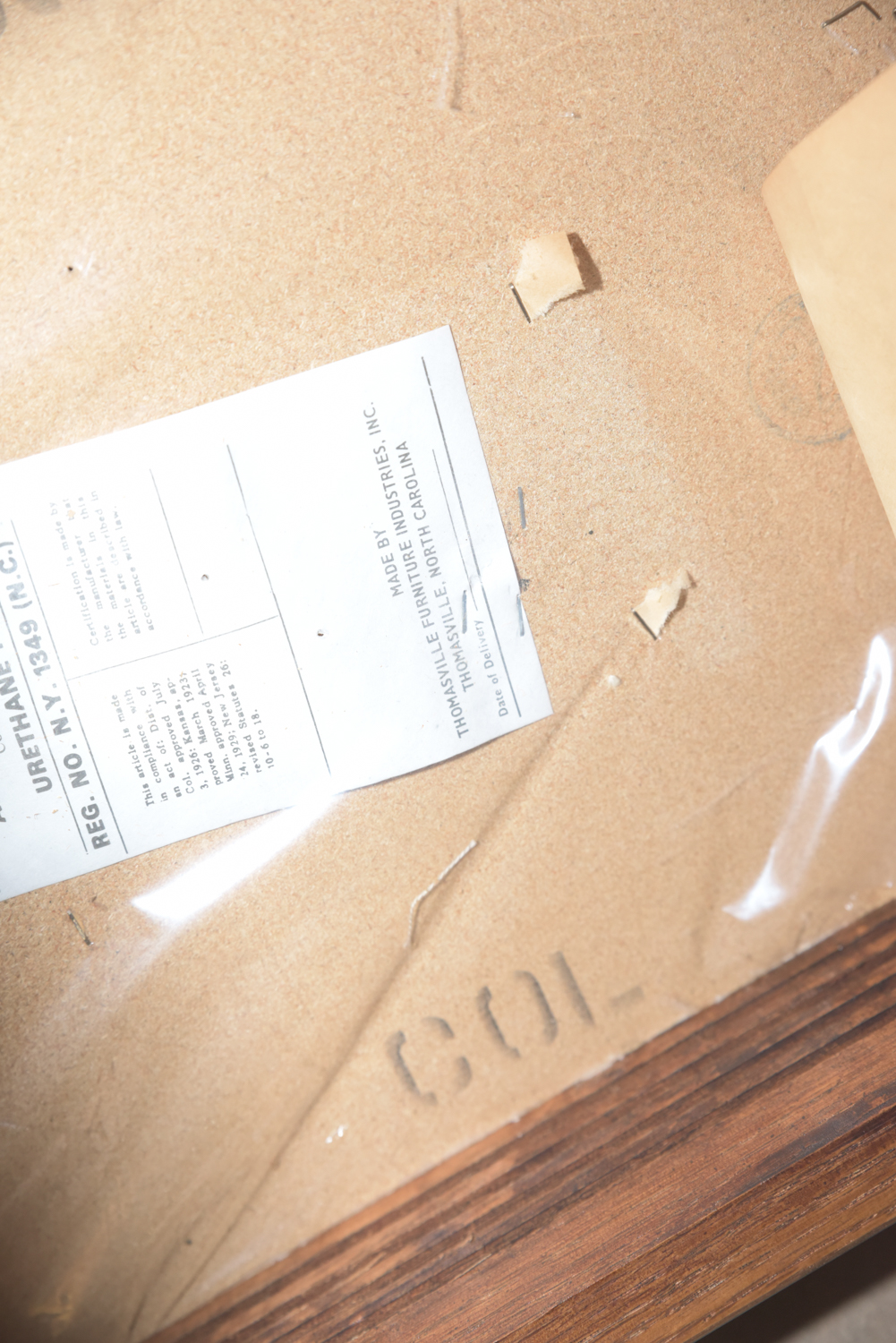 Mid-Century Oak Dining Table with Cane Back Chairs by Thomasville