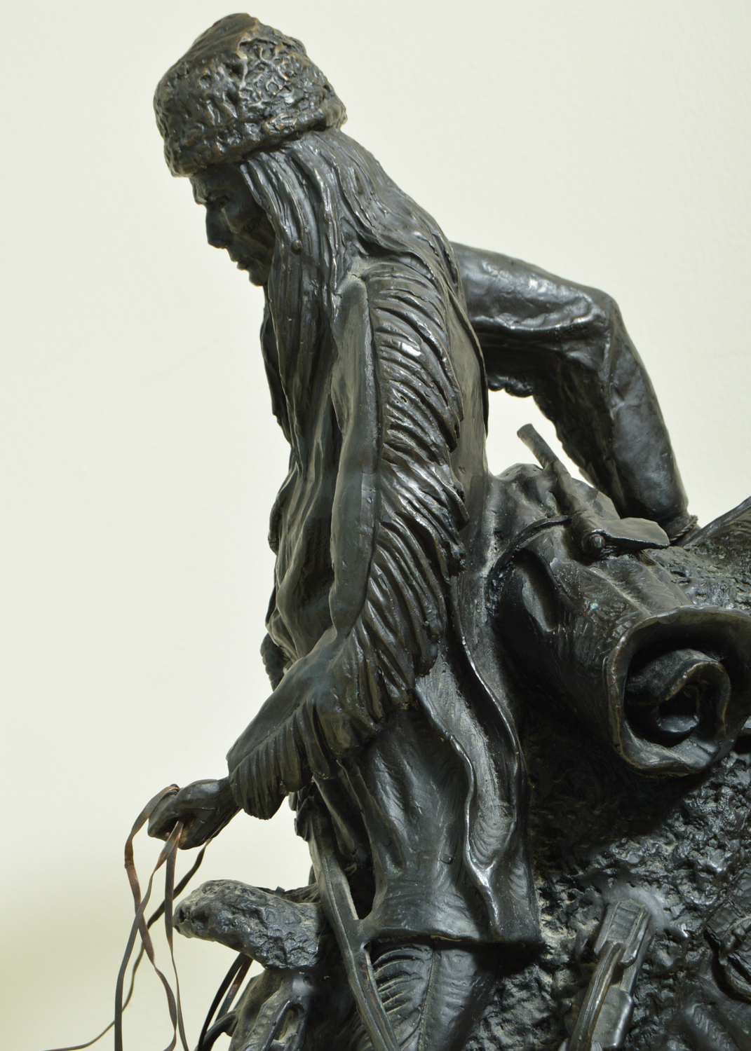 Reproduction Sculpture After Frederic Remington "Mountain Man"