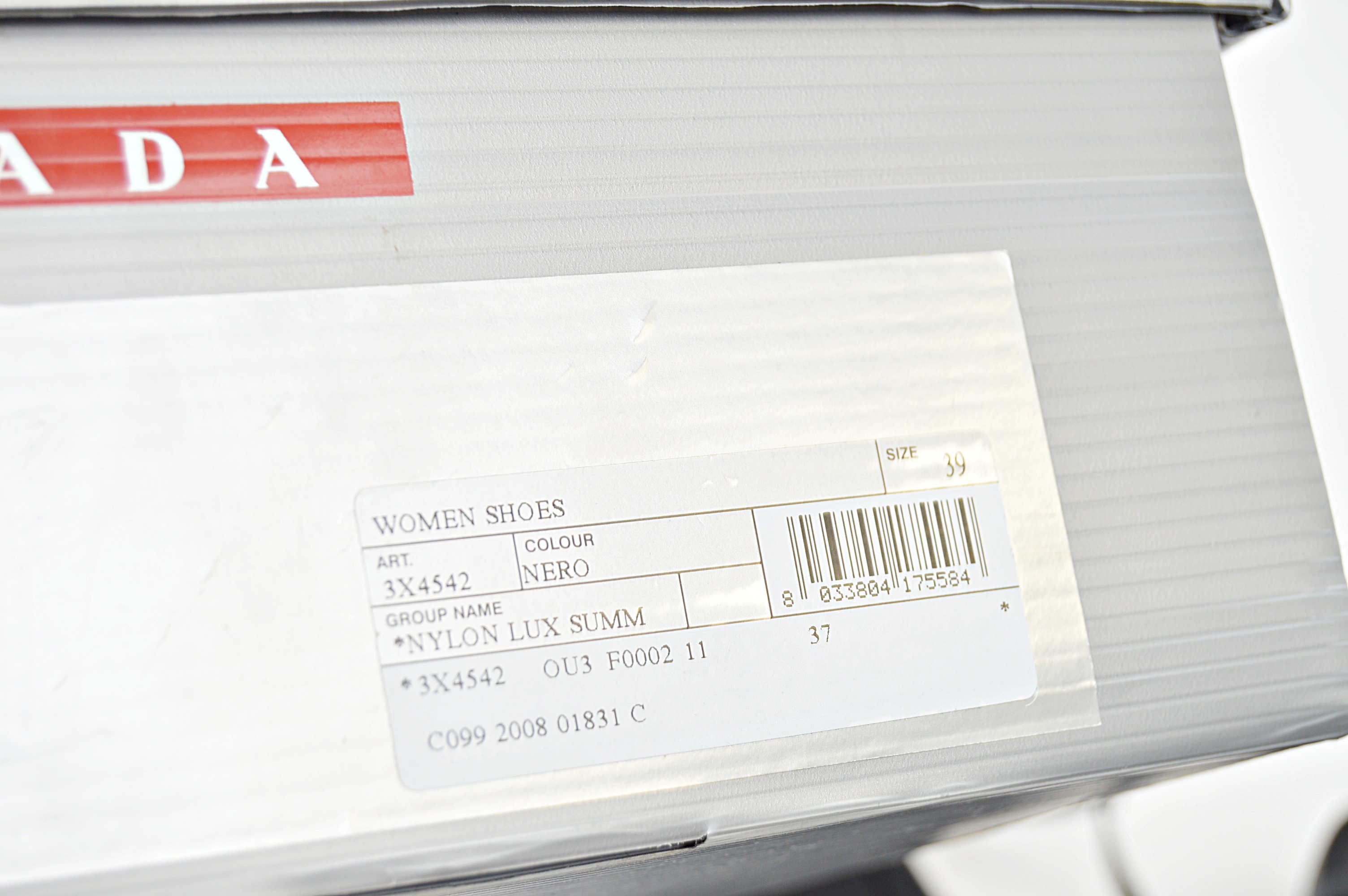 Prada Black Patent Leather Wedge Heel Sandals