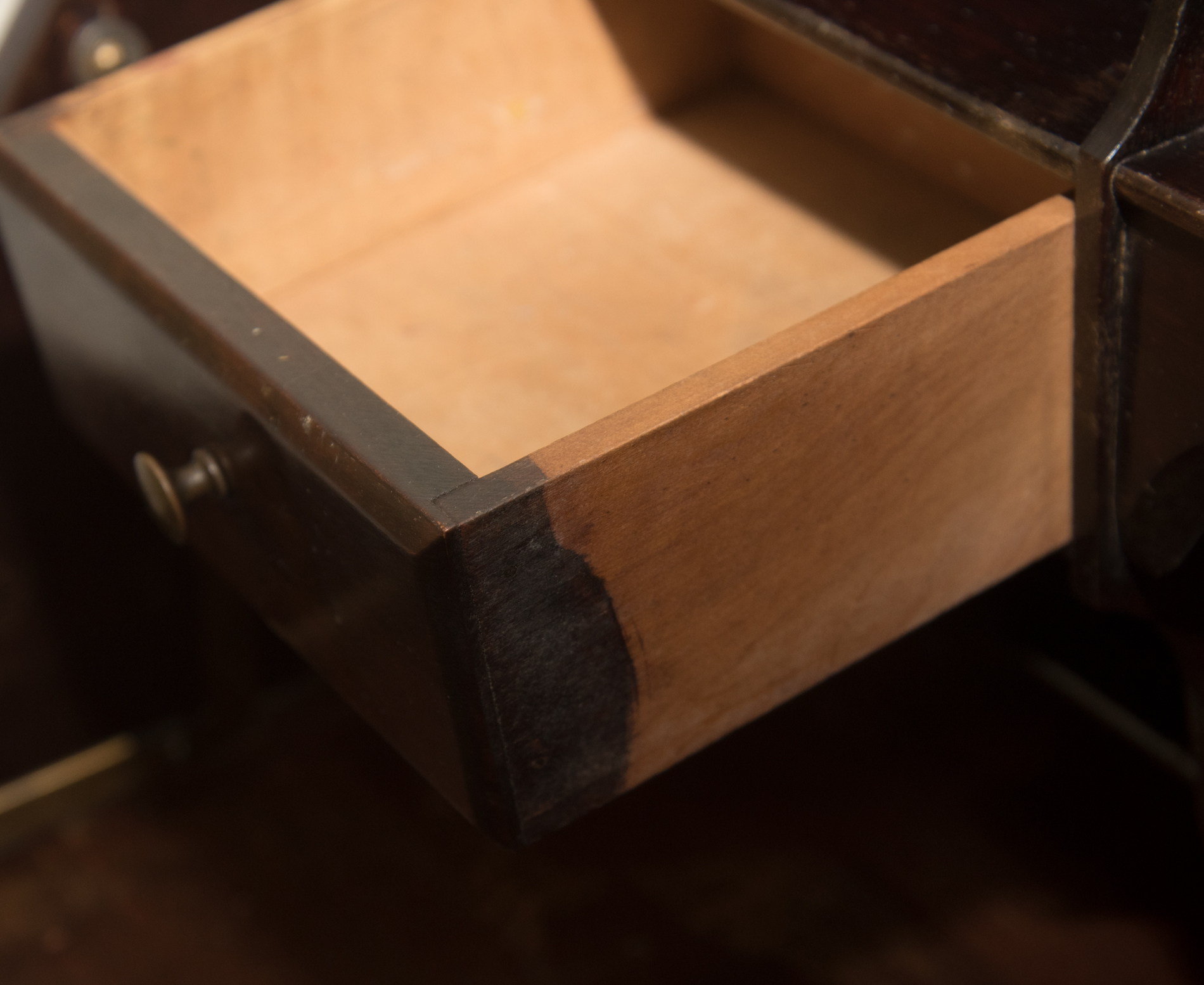 Antique Queen Anne Style Secretary Desk