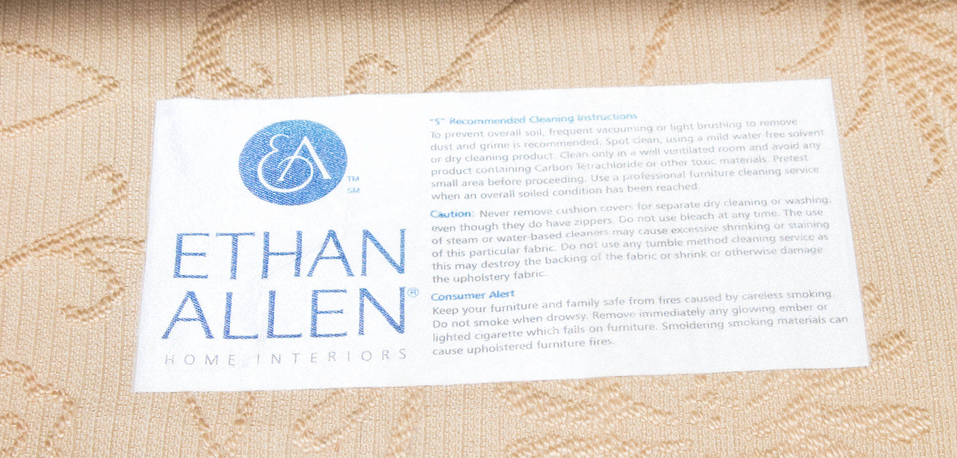 Ethan Allen Upholstered Sofa