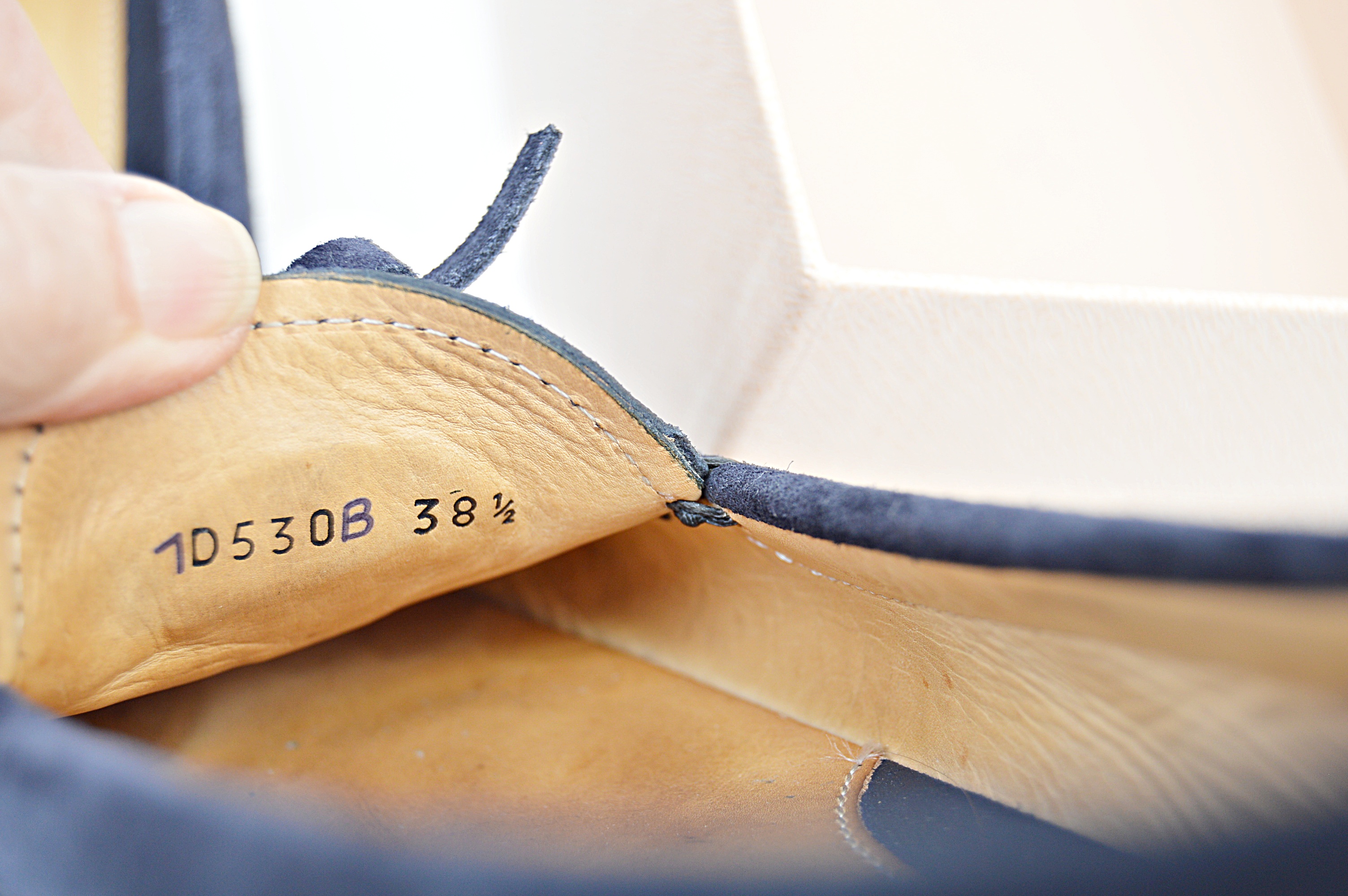 Prada Navy Suede Driving Moccasins