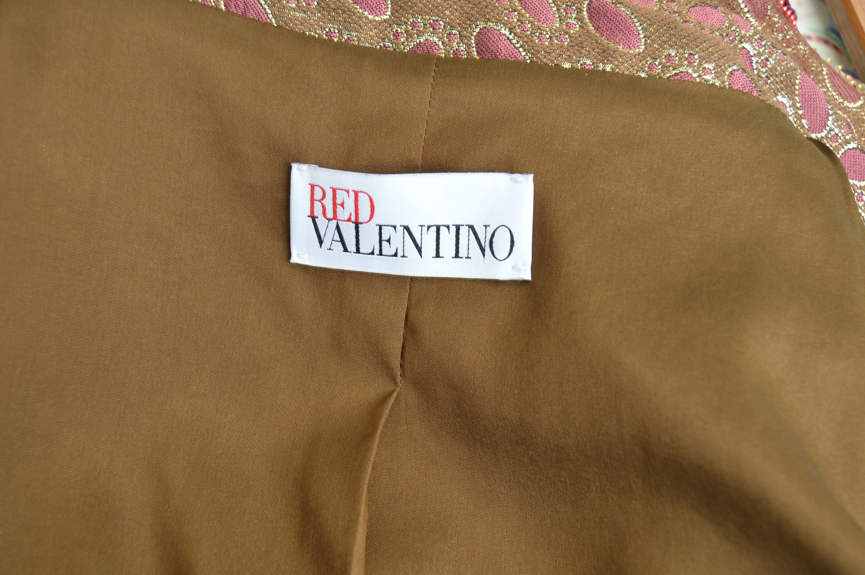 Women's Red Valentino Brocade Coat and Dress Ensemble