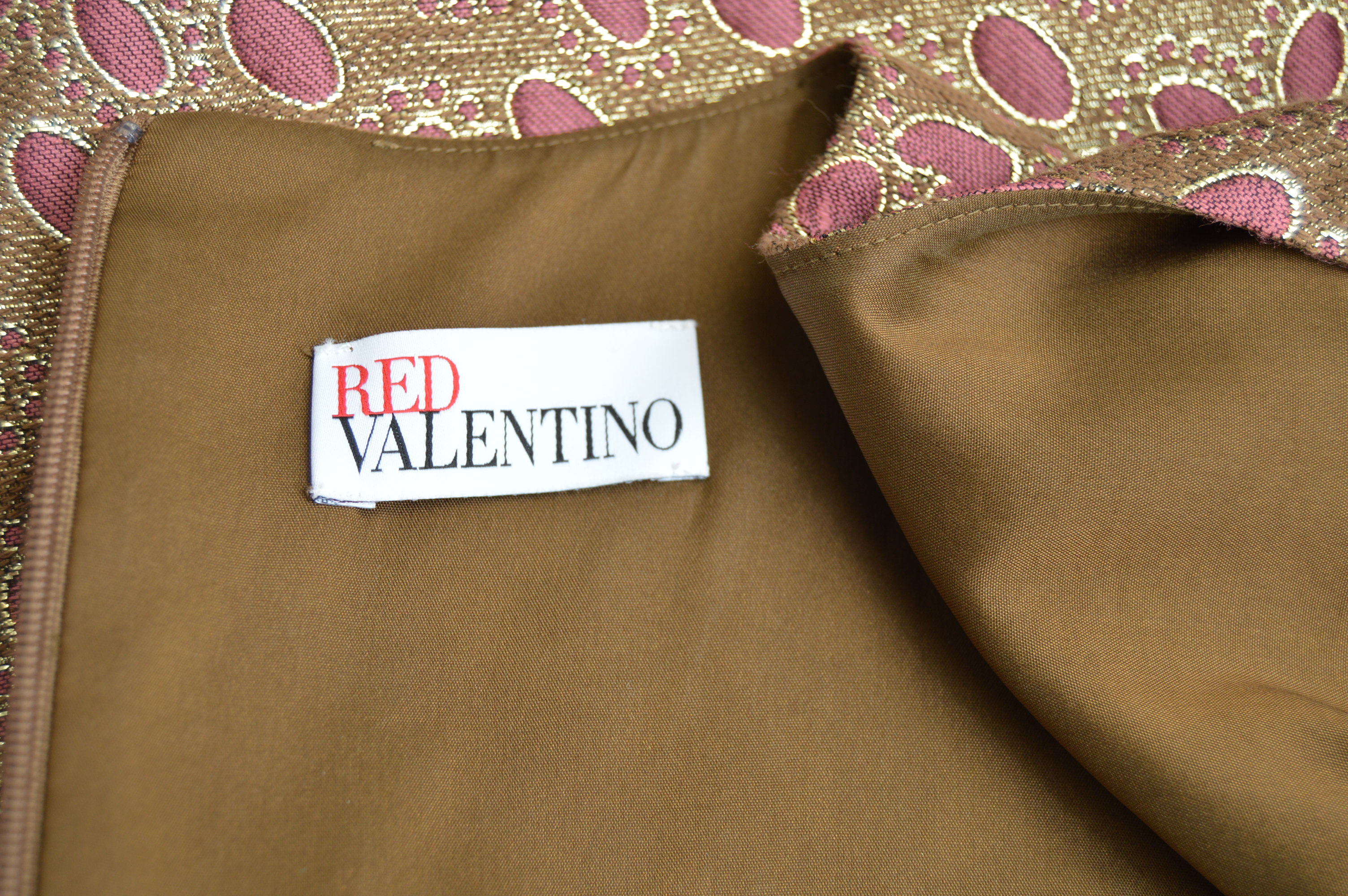 Women's Red Valentino Brocade Coat and Dress Ensemble