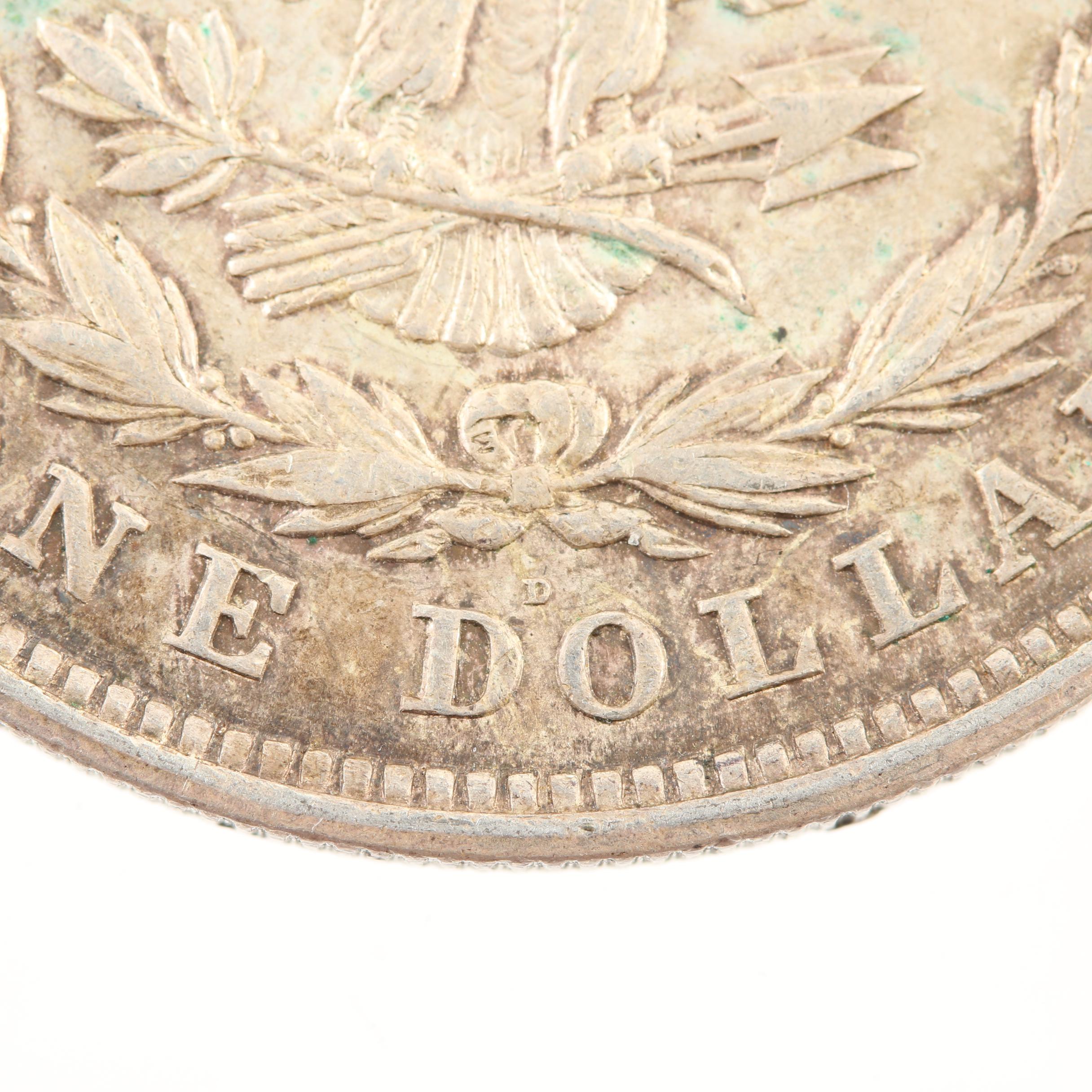 Five Morgan Silver Dollars