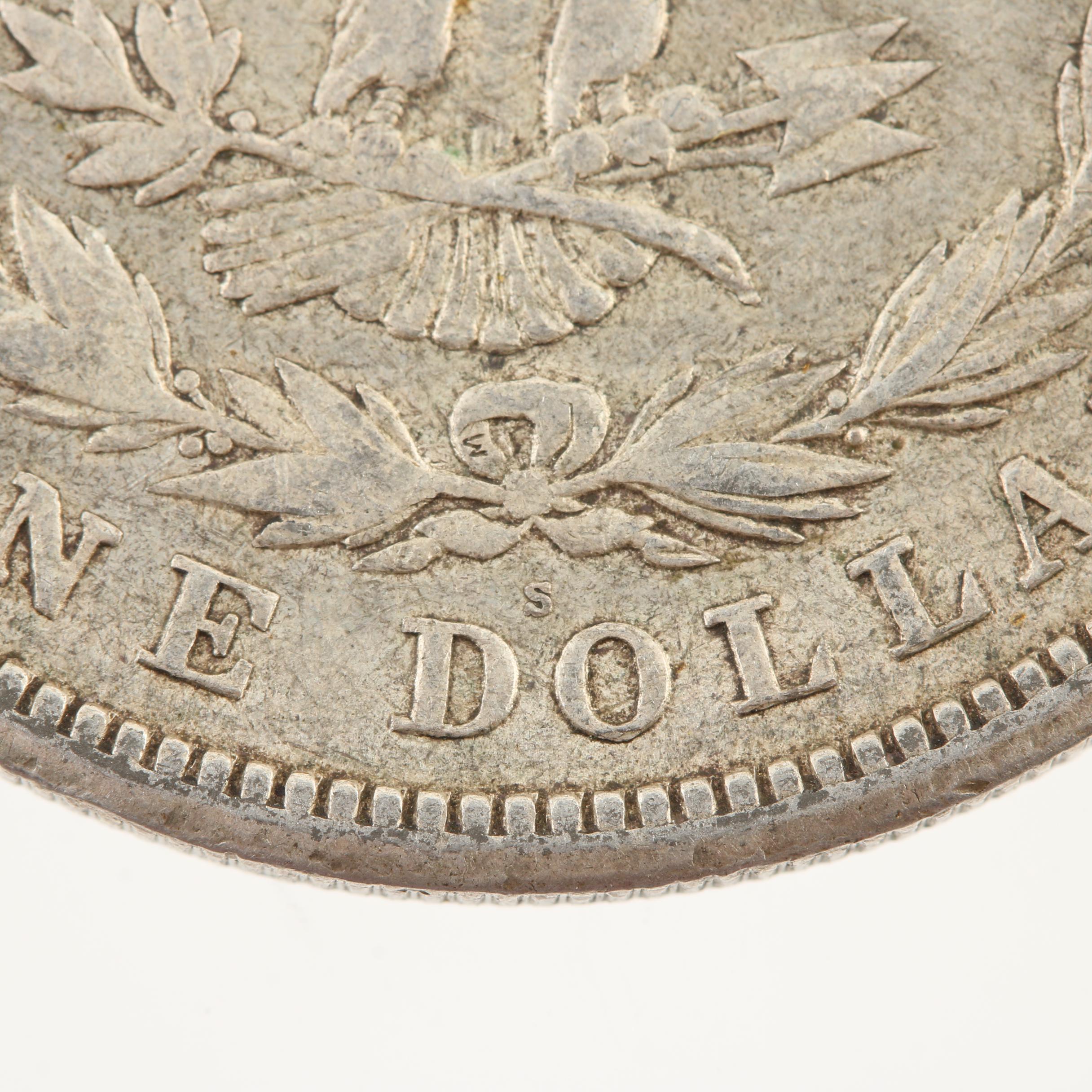 Five Morgan Silver Dollars