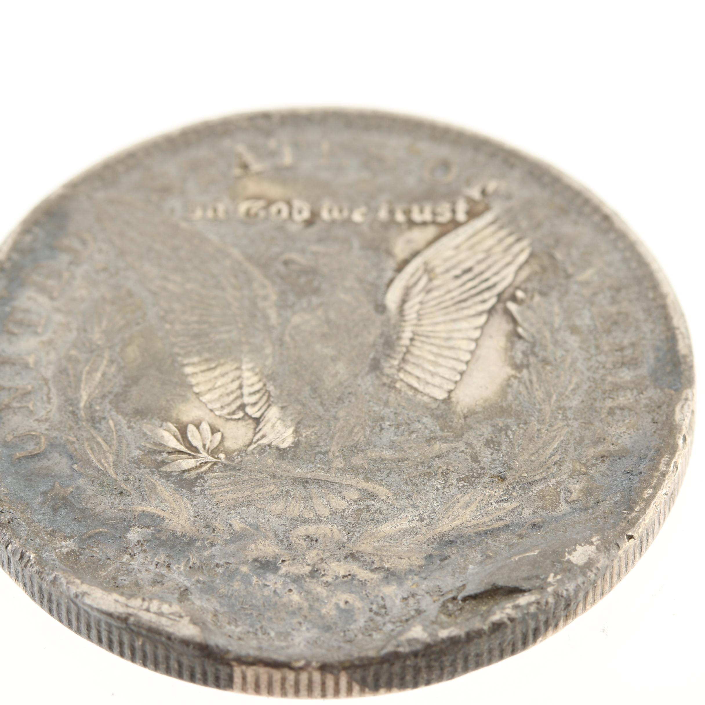 Five Morgan Silver Dollars