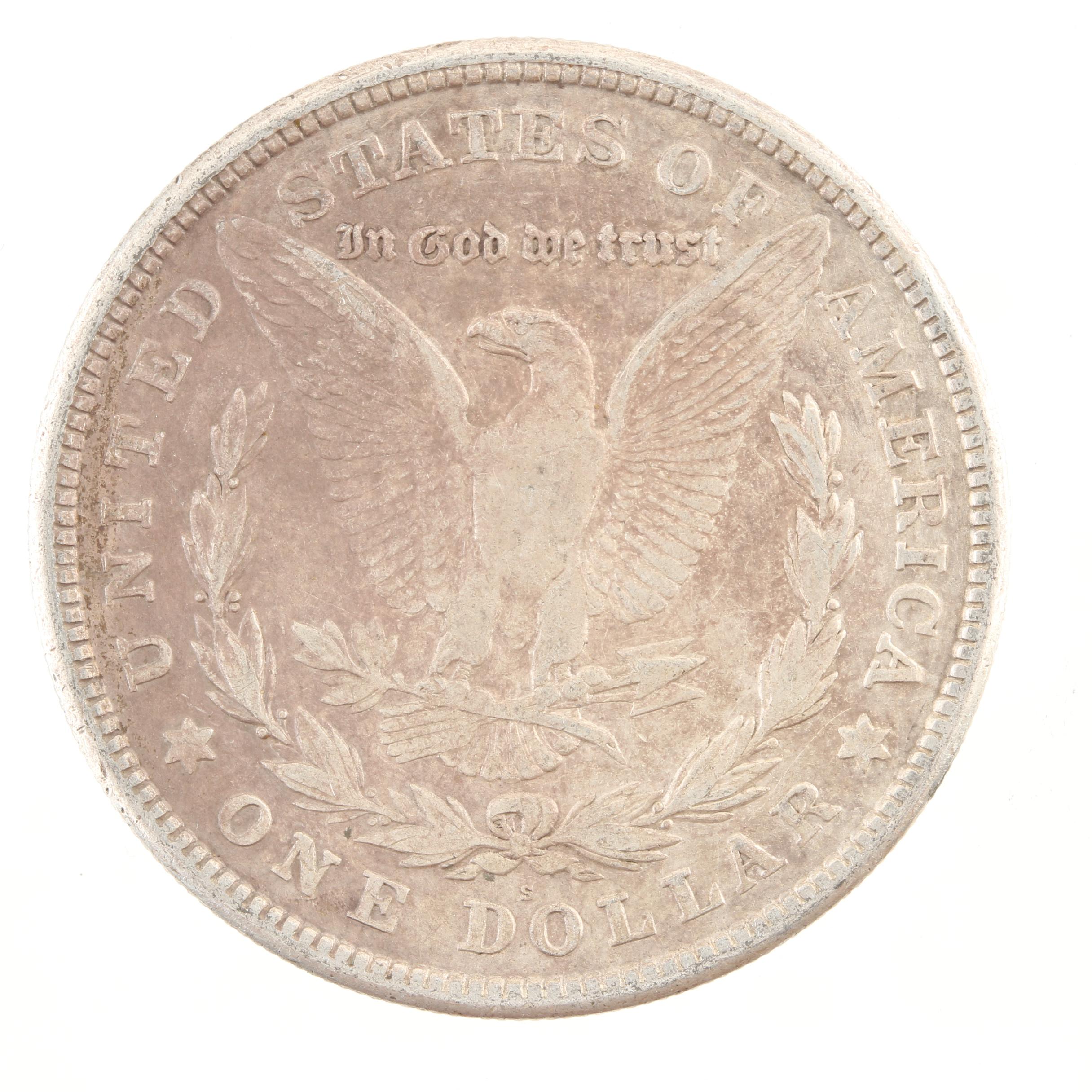 Five Morgan Silver Dollars