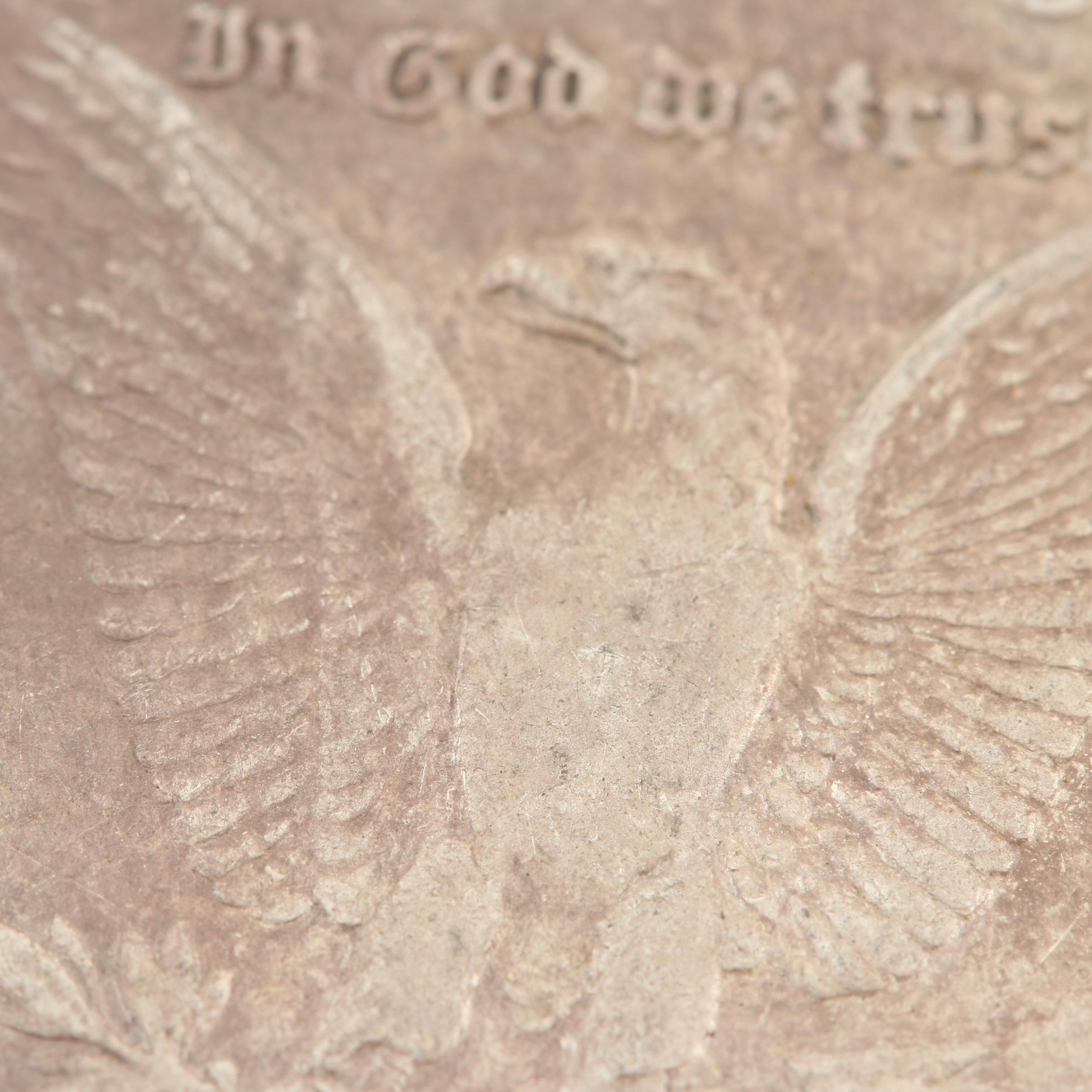 Five Morgan Silver Dollars