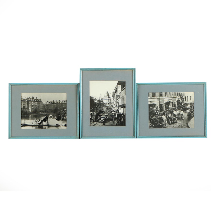 Gelatin Silver Photographs Including "The Swan Boat"