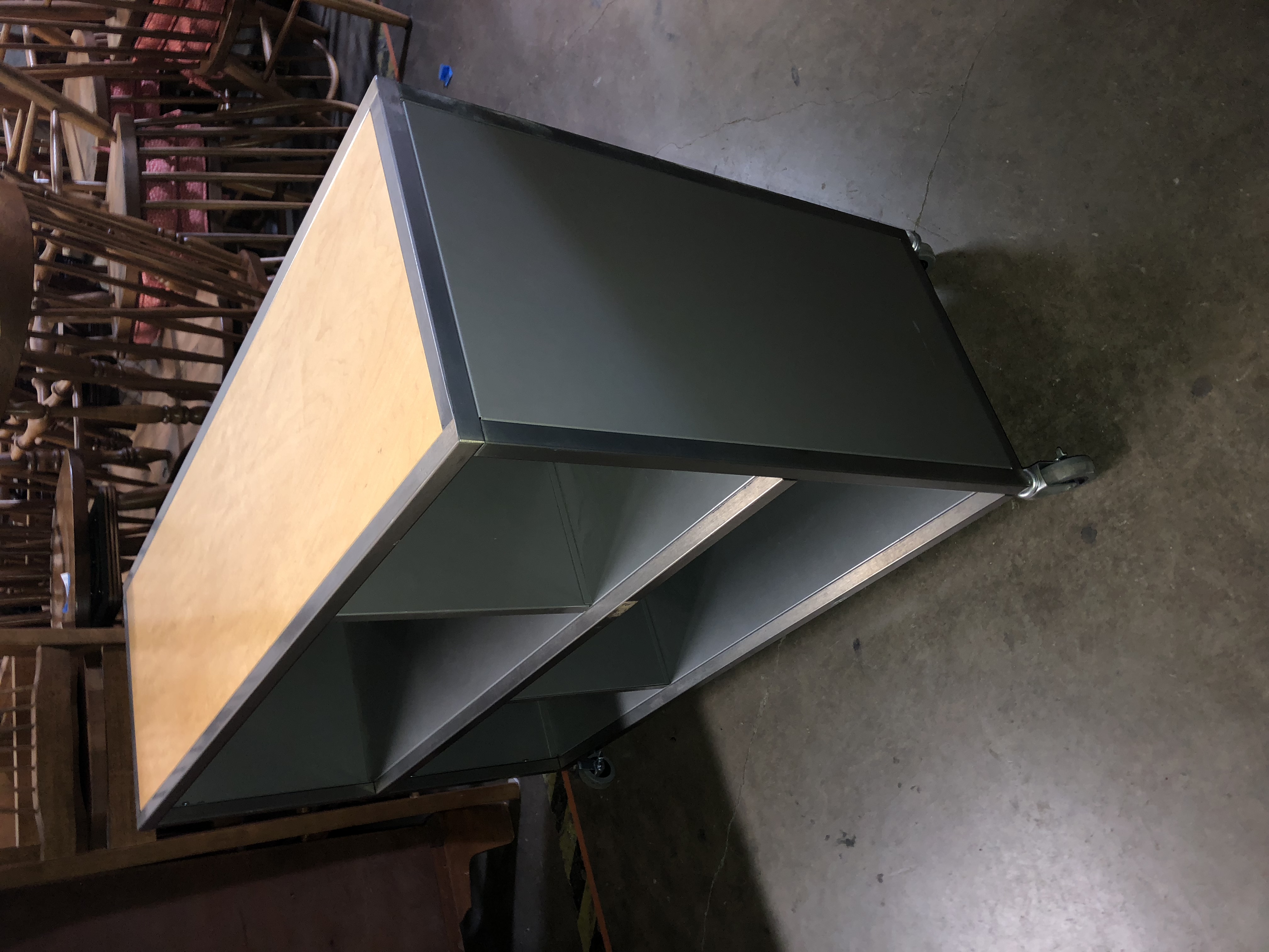 Stackable Shelf and Rolling Cart