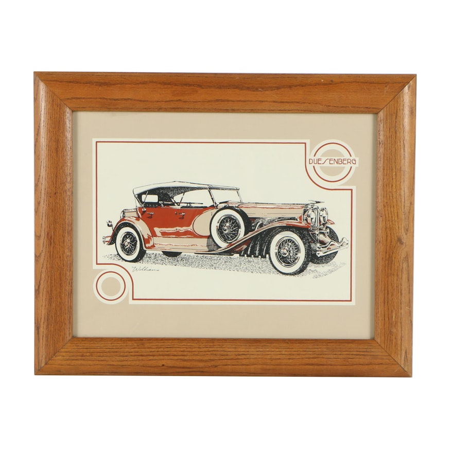 Williams Serigraph "Duesenberg"