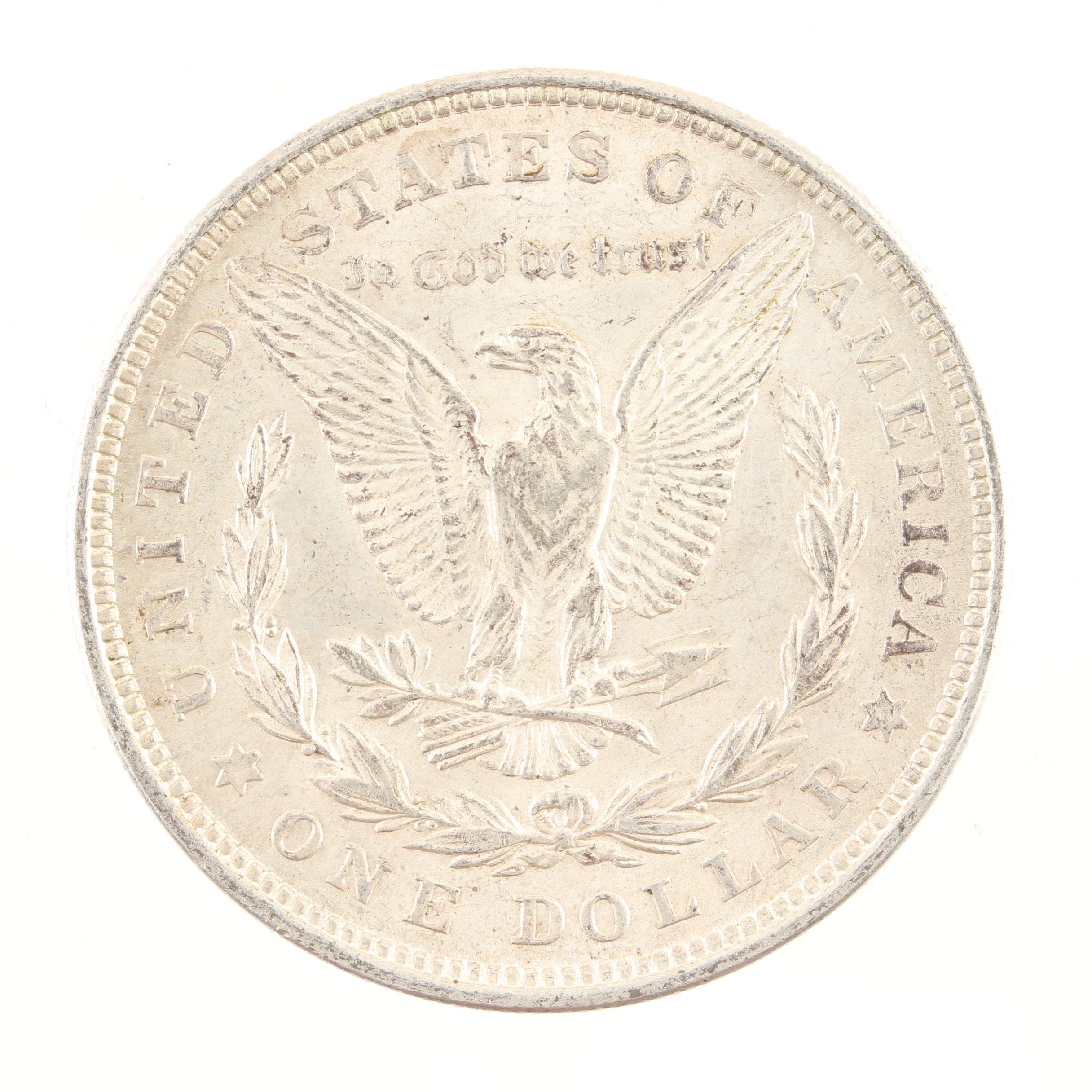 Five Morgan Silver Dollars