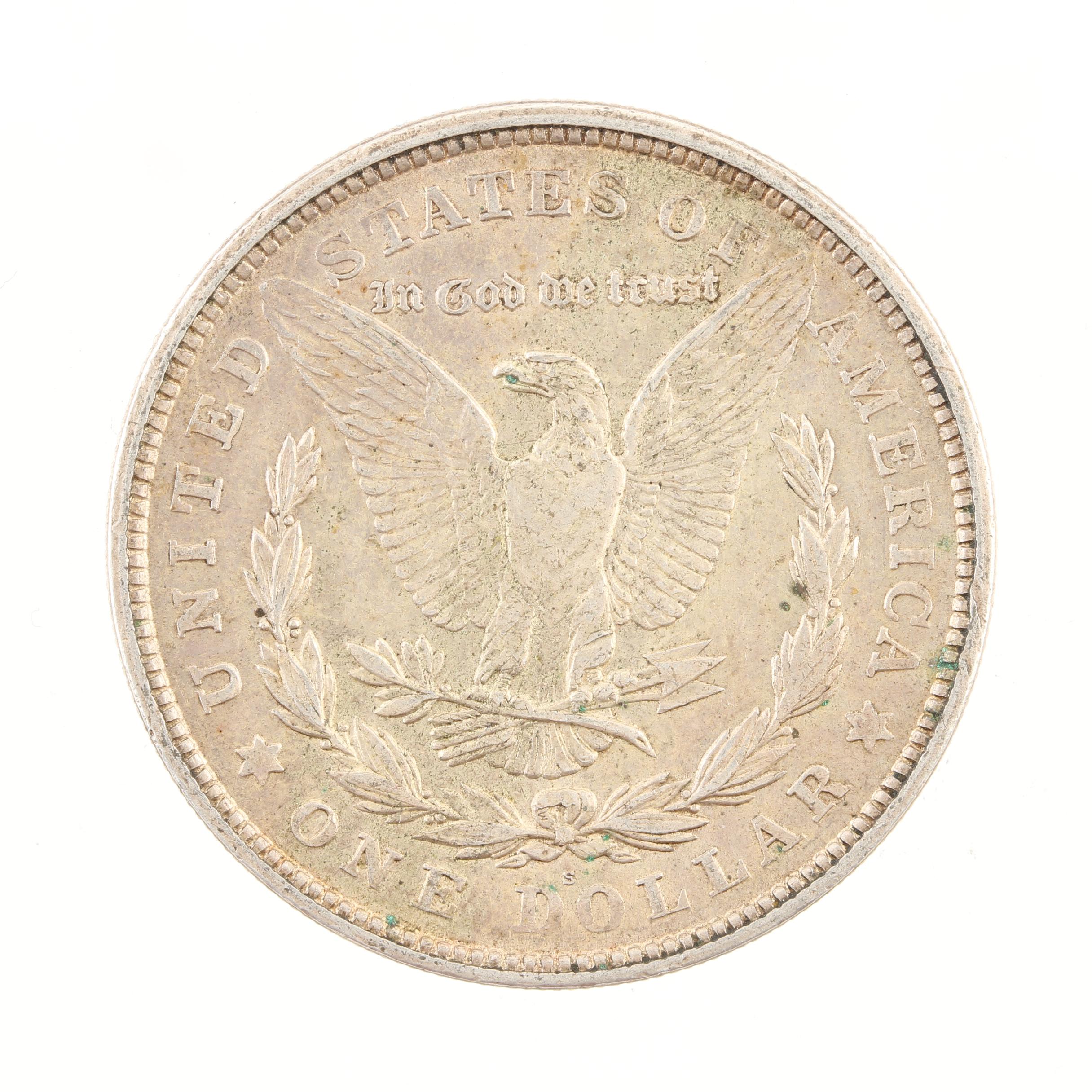 Five Morgan Silver Dollars