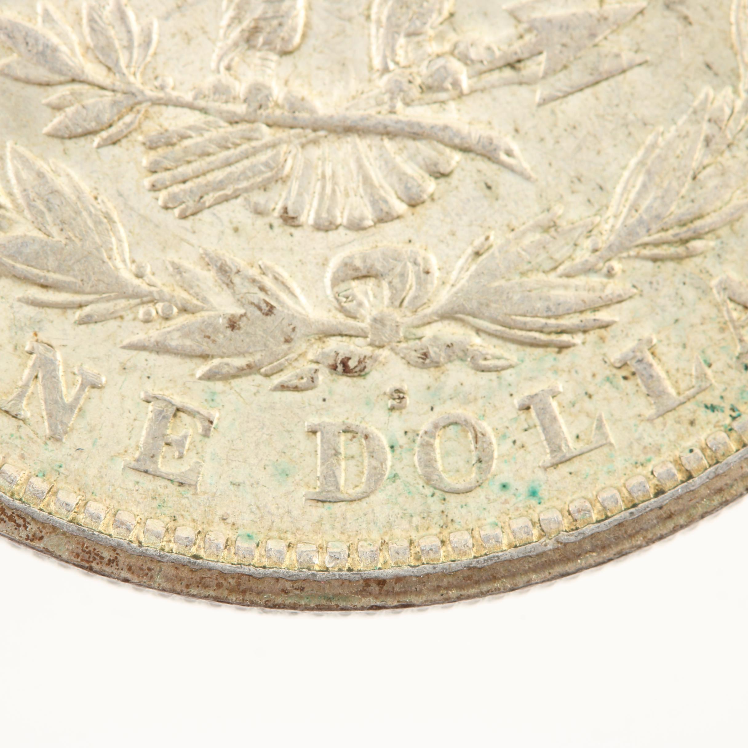 Five Morgan Silver Dollars