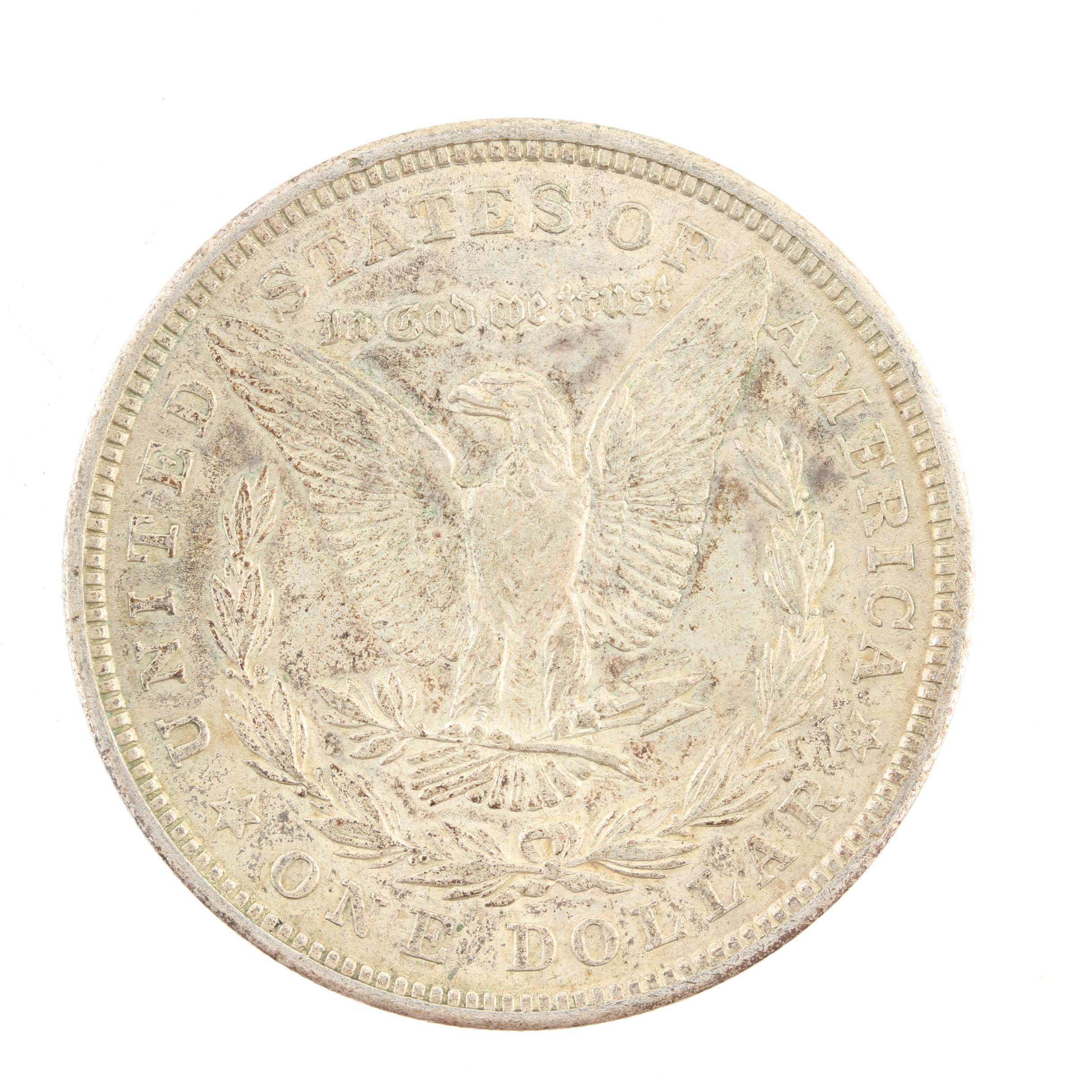 Five Morgan Silver Dollars