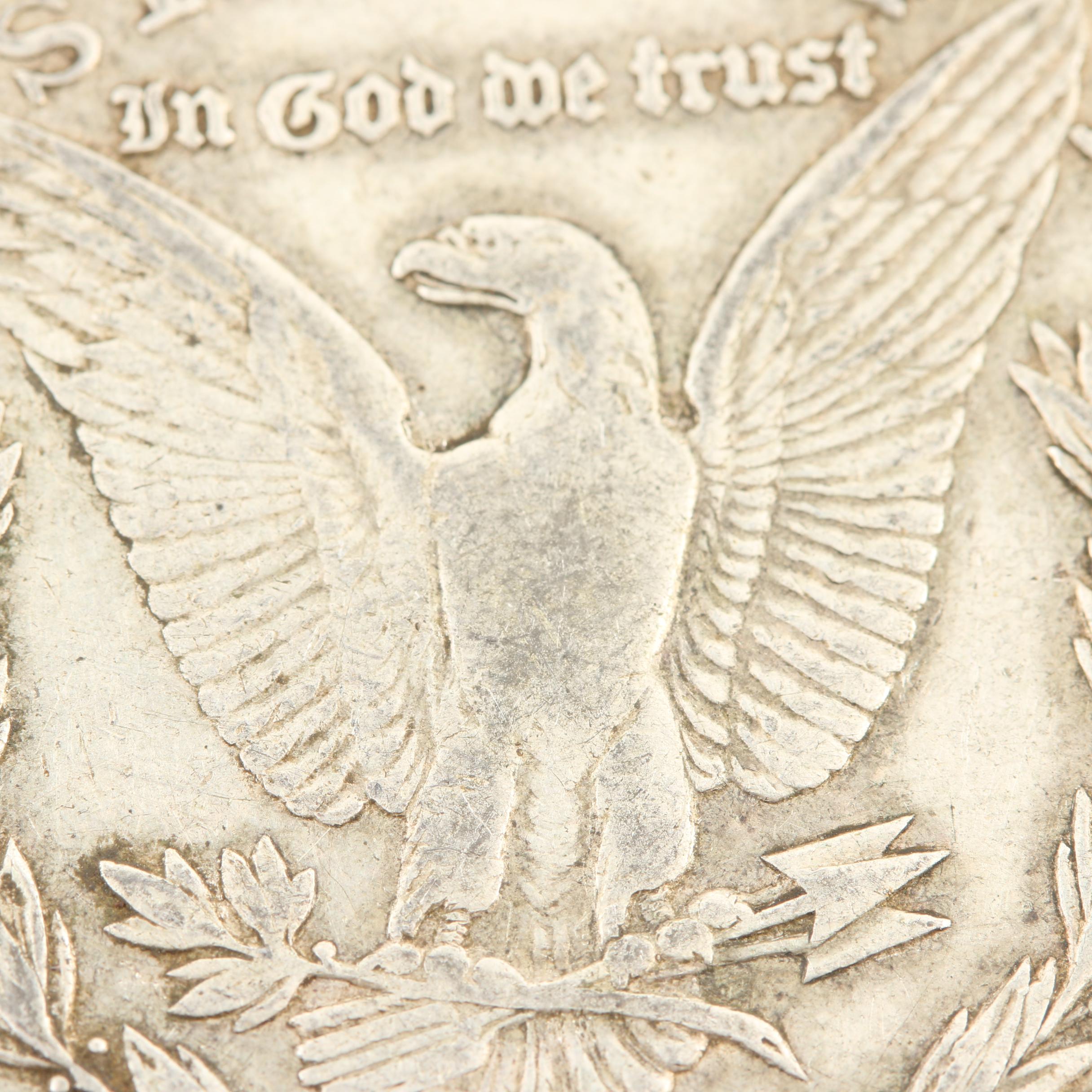 Five Morgan Silver Dollars