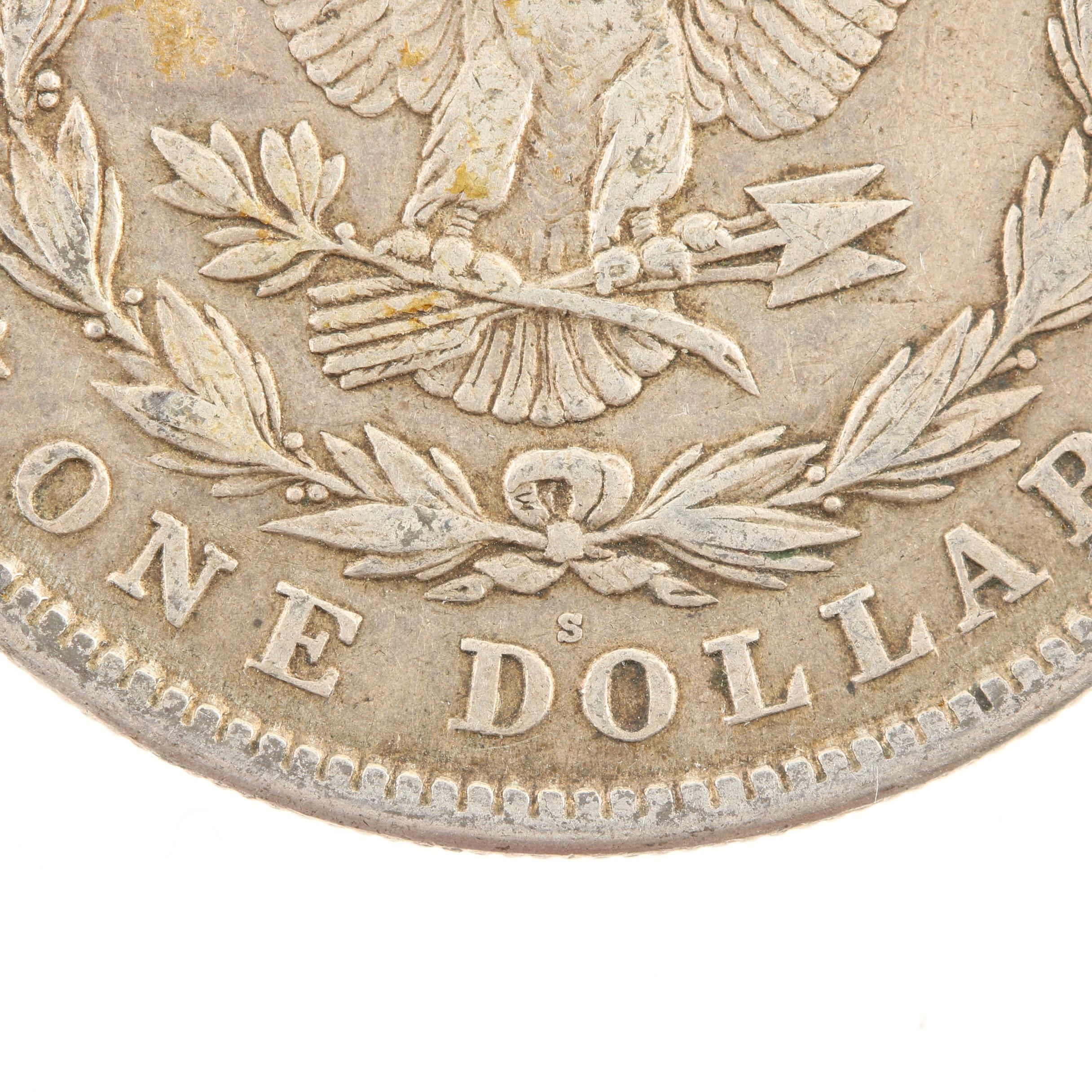 Five Morgan Silver Dollars