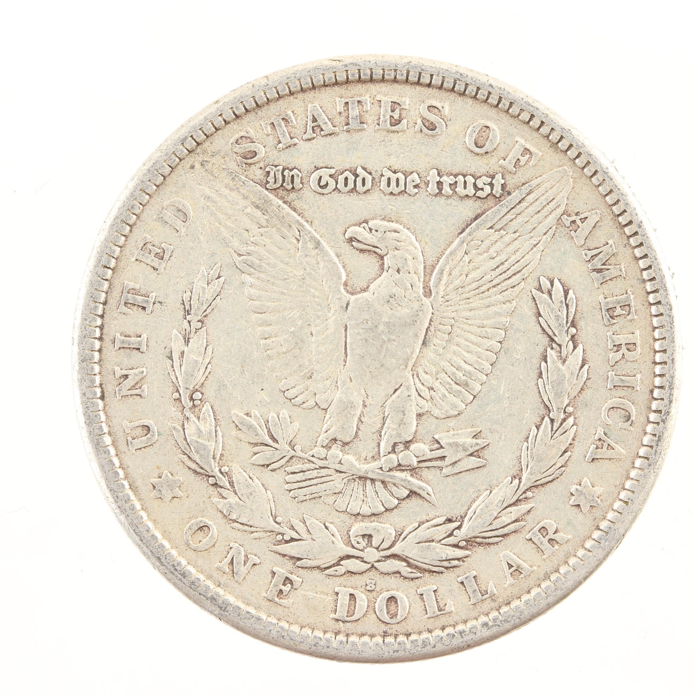 Five Morgan Silver Dollars