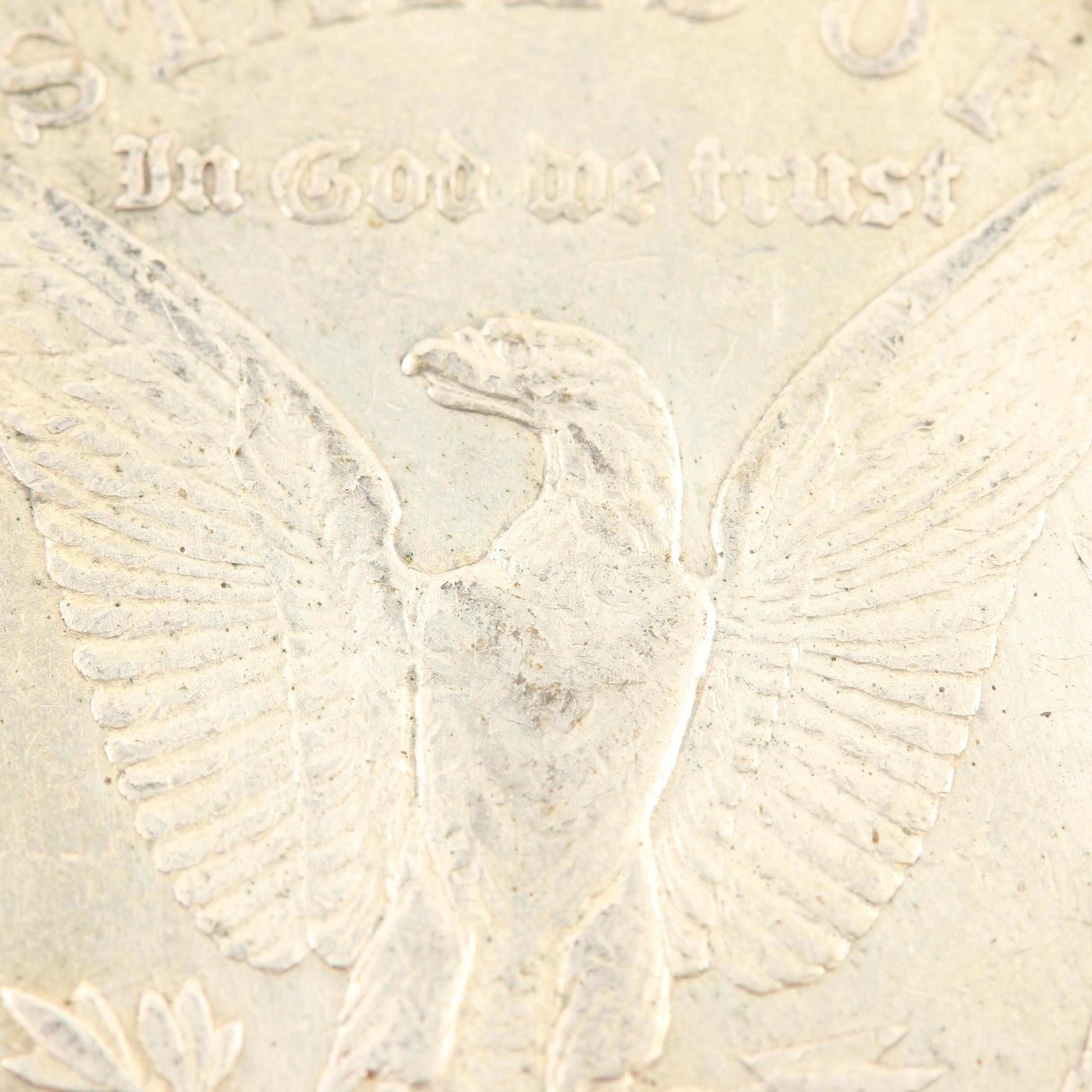 Five Morgan Silver Dollars