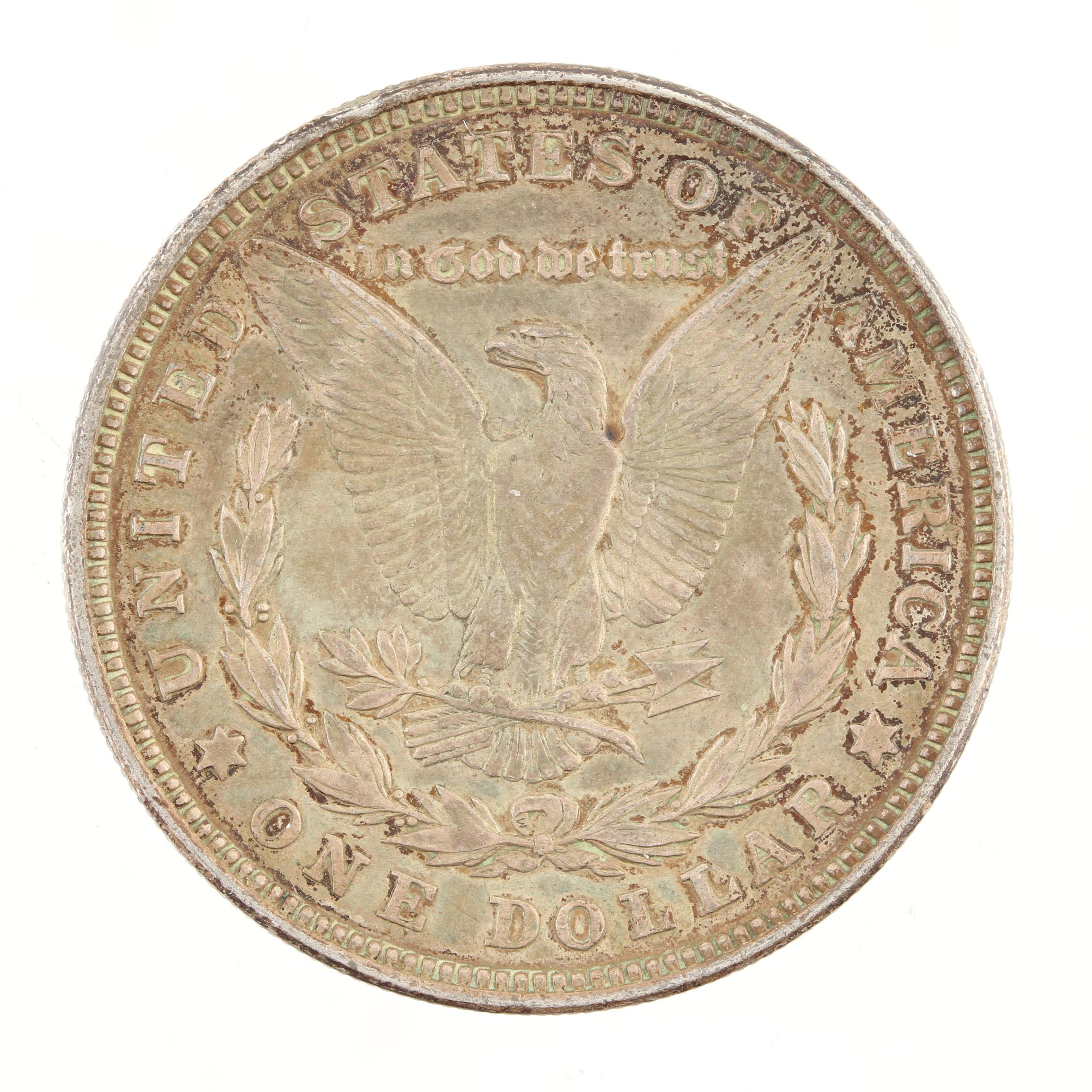 Five Morgan Silver Dollars