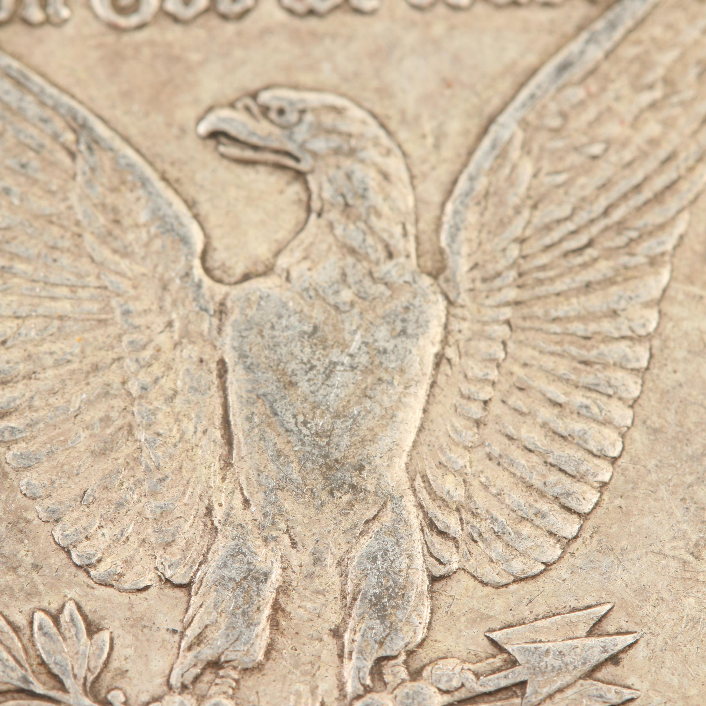 Five Morgan Silver Dollars