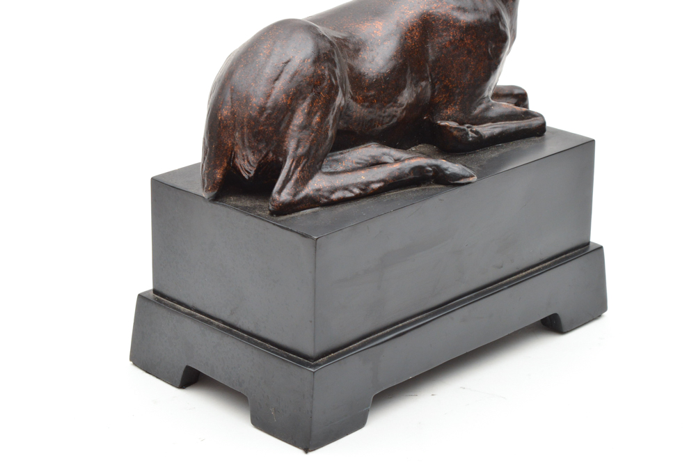 Metal Deer Sculpture