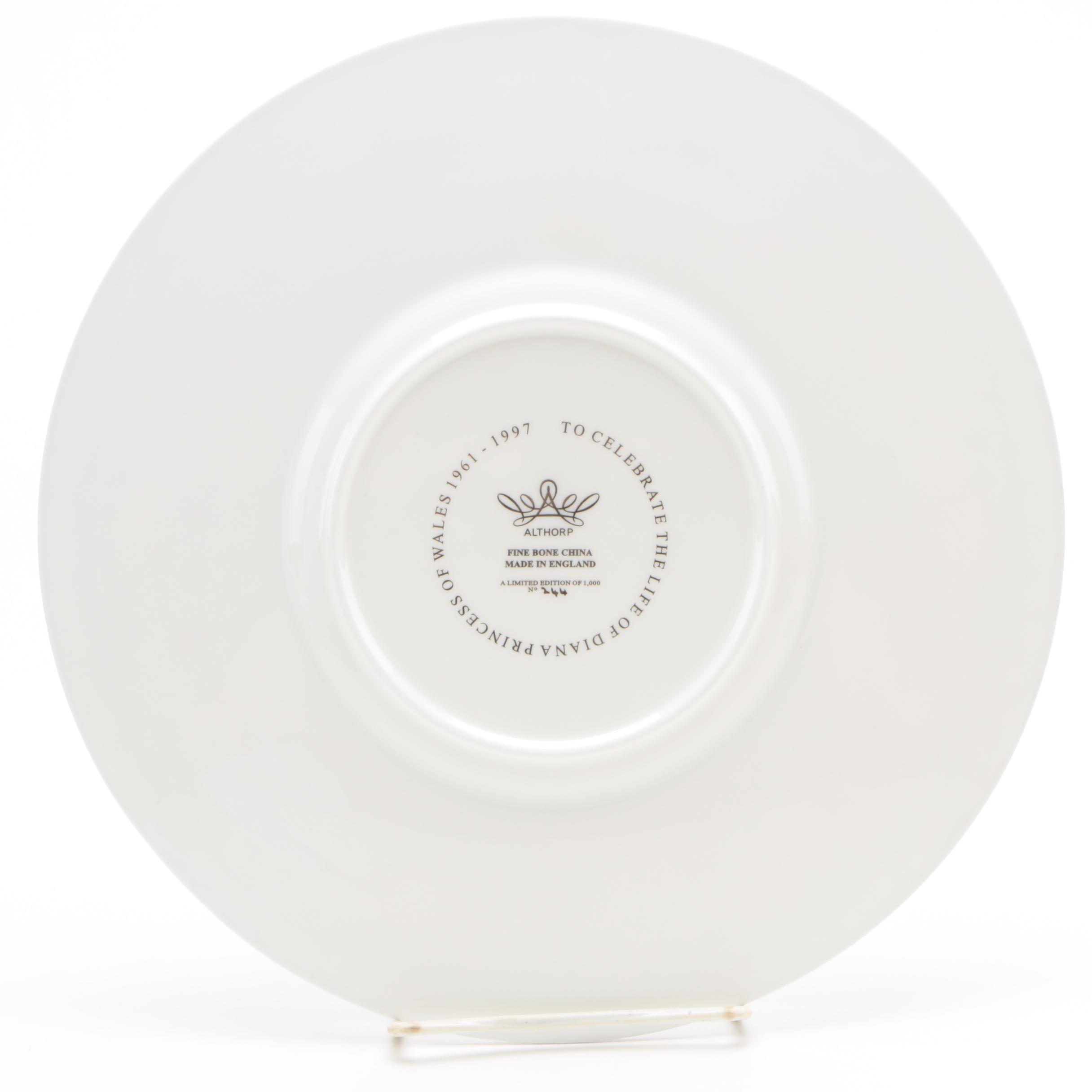 Althorp Princess Diana Collectible Bone China Tableware