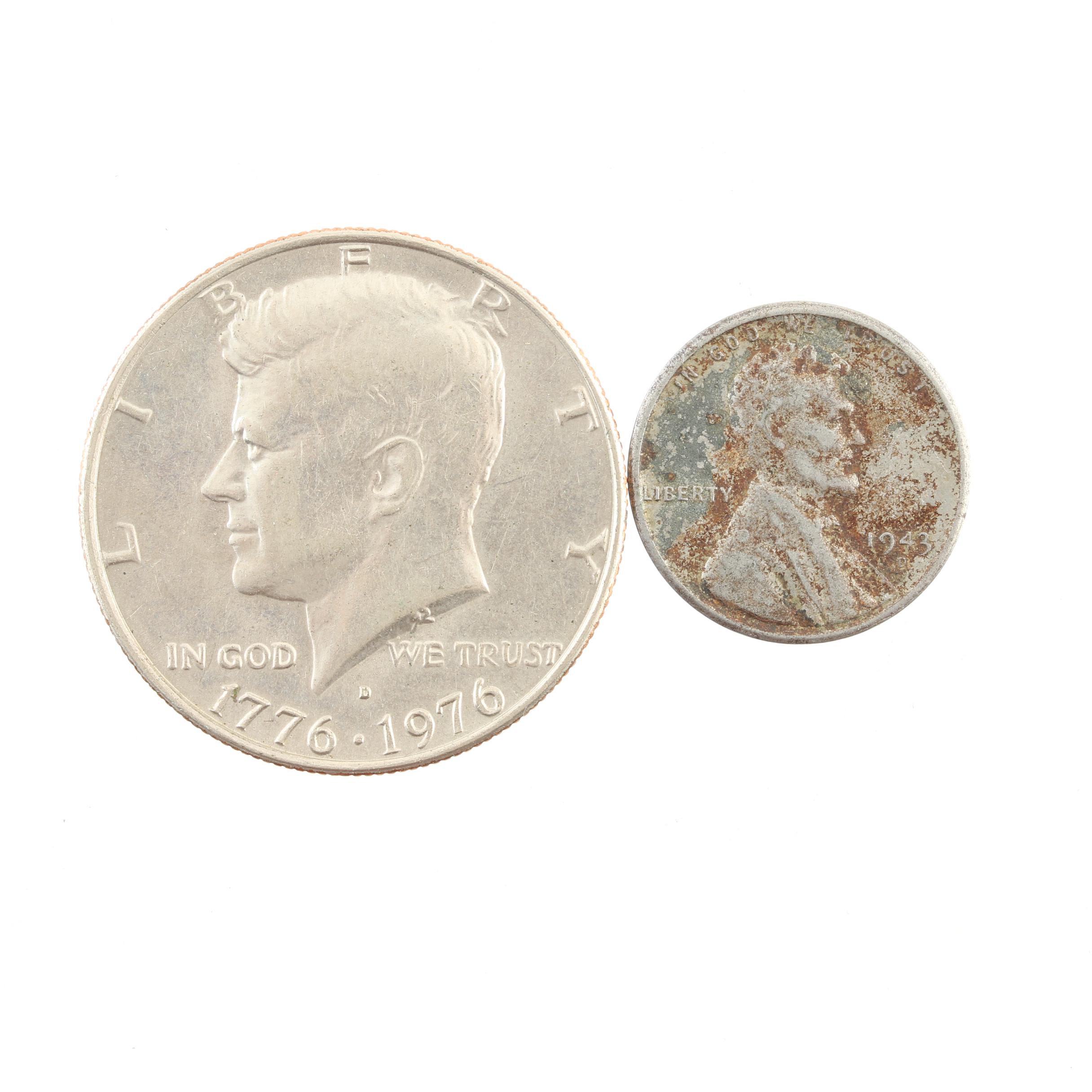 Twenty Vintage Coins from the United Kingdom