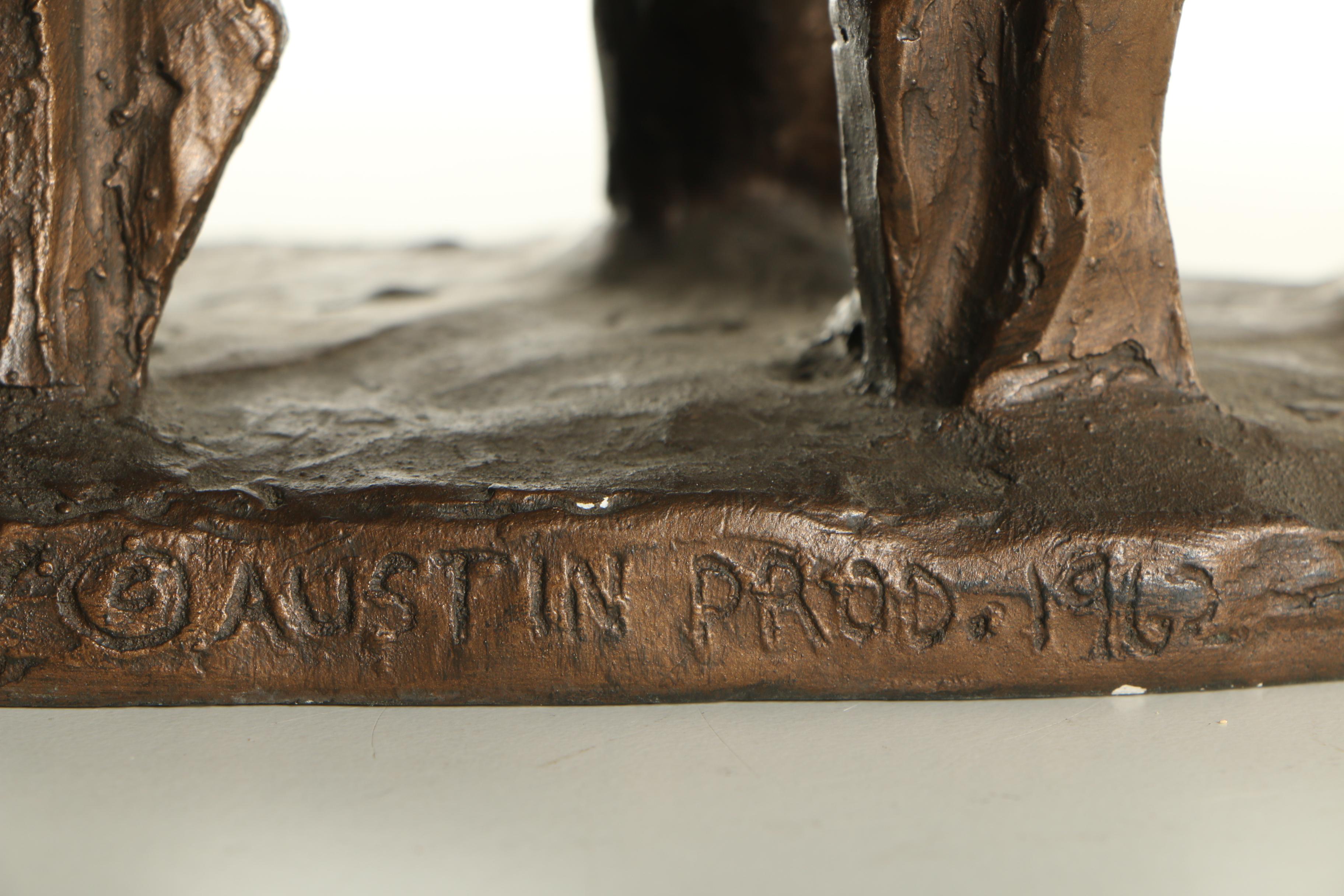 Austin Productions 1962 Painted Plaster Sculpture