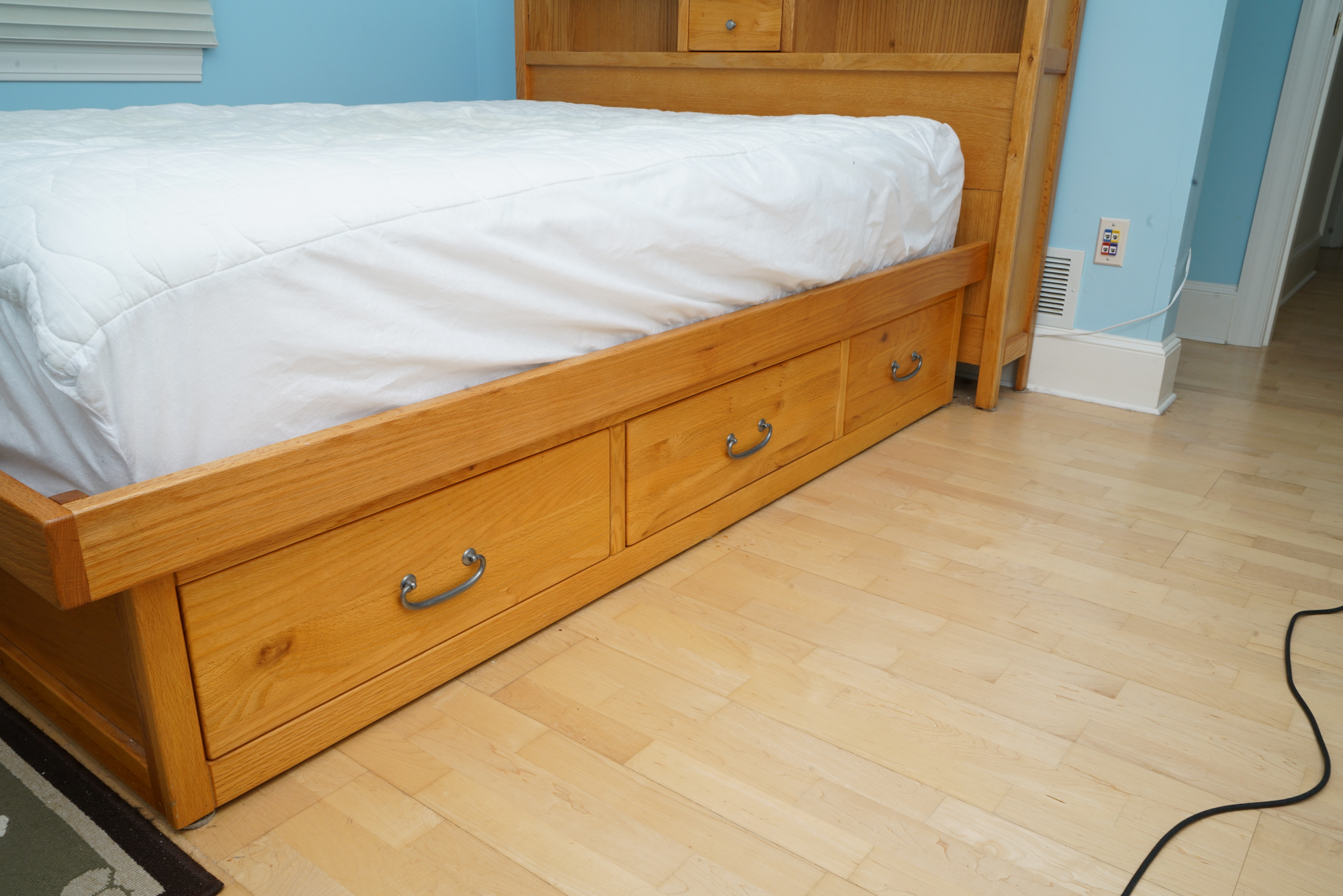 Full Size Platform Bed Frame with Drawers by Tradewins