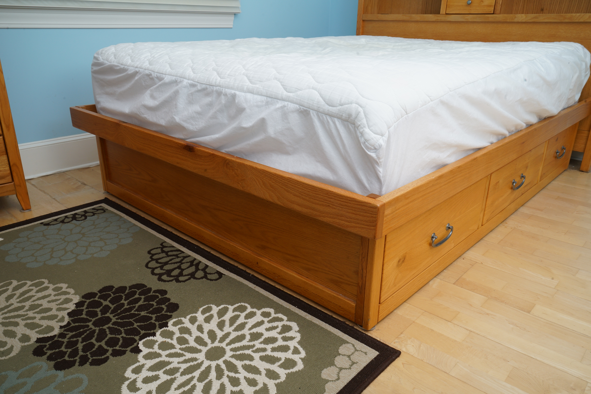 Full Size Platform Bed Frame with Drawers by Tradewins