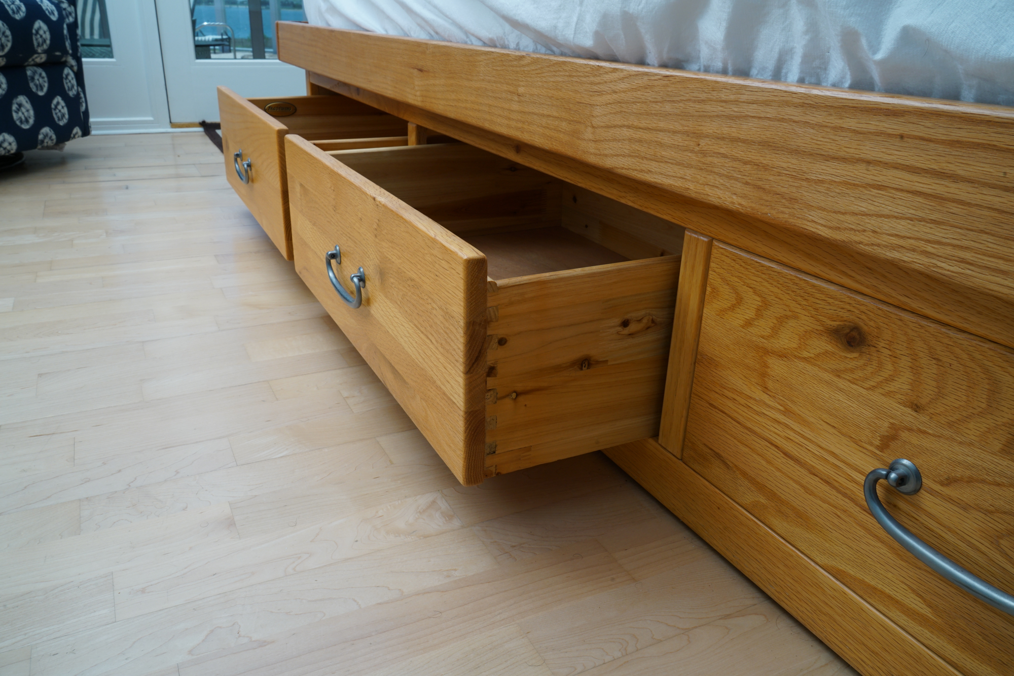 Full Size Platform Bed Frame with Drawers by Tradewins