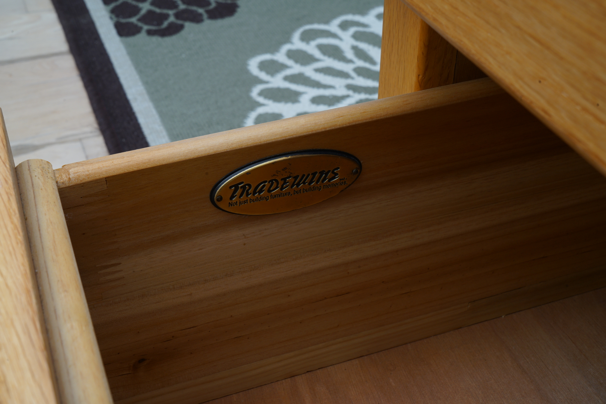 Full Size Platform Bed Frame with Drawers by Tradewins