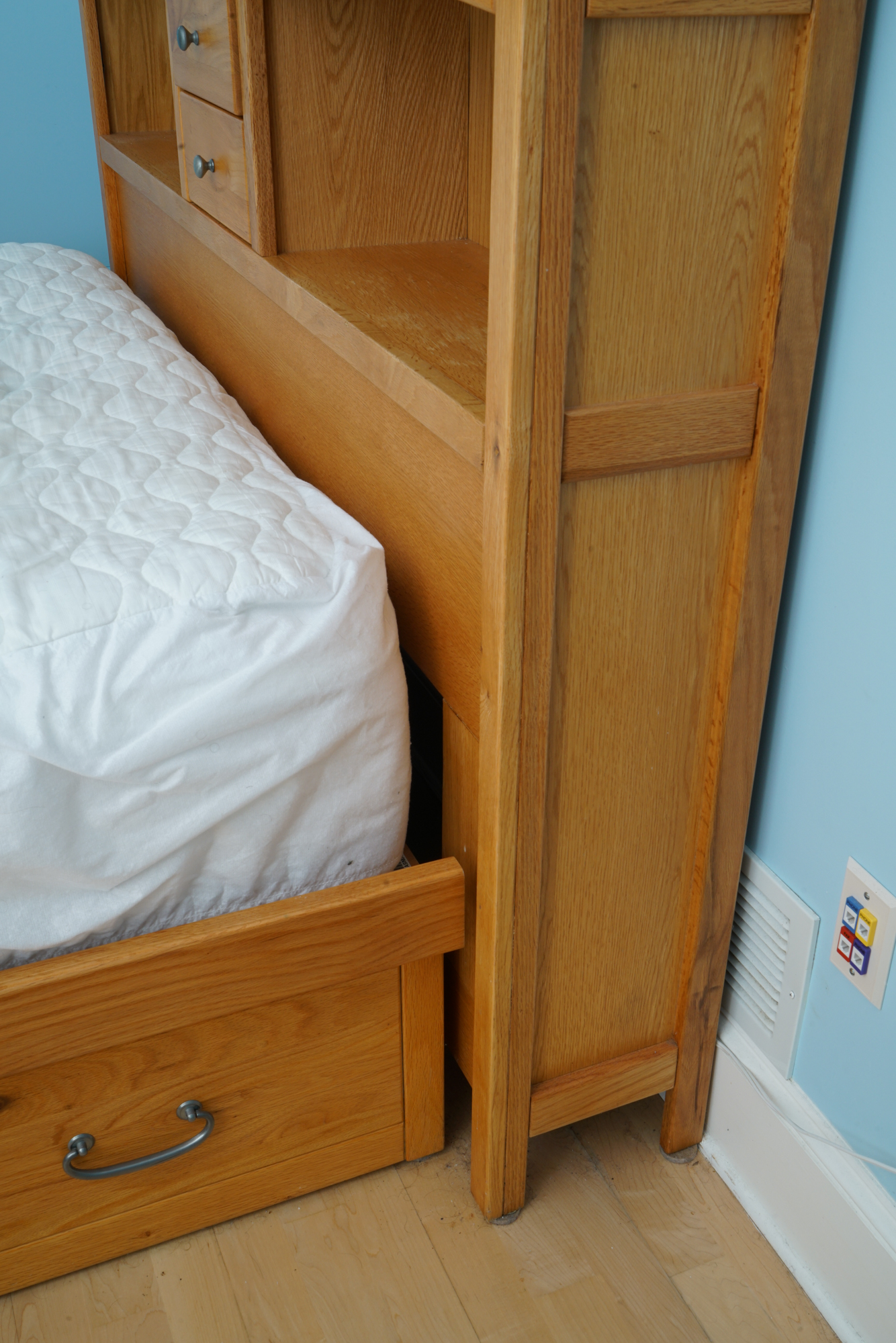 Full Size Platform Bed Frame with Drawers by Tradewins