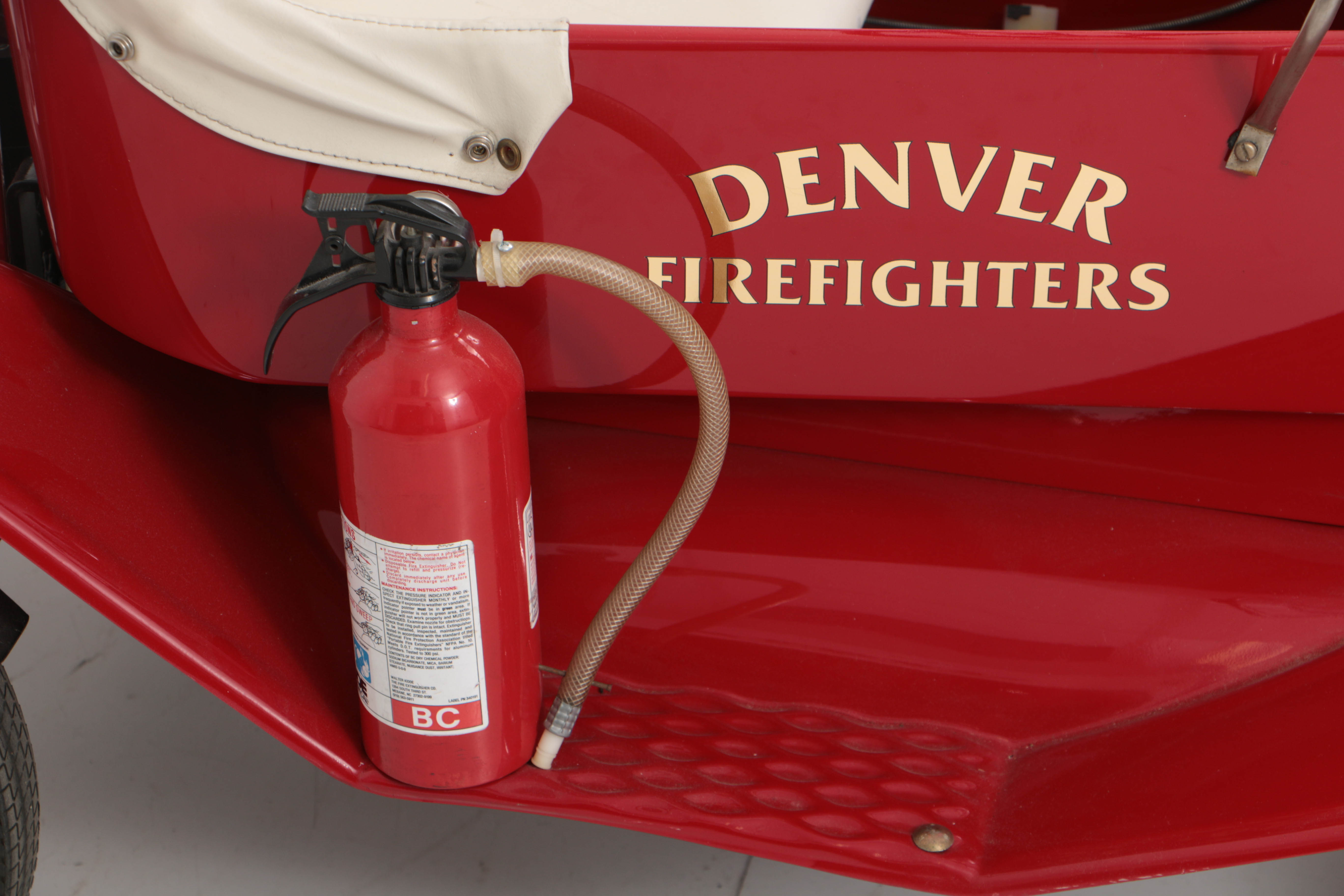 Mini Kars, Inc Parade Car, as a 1950s Firetruck