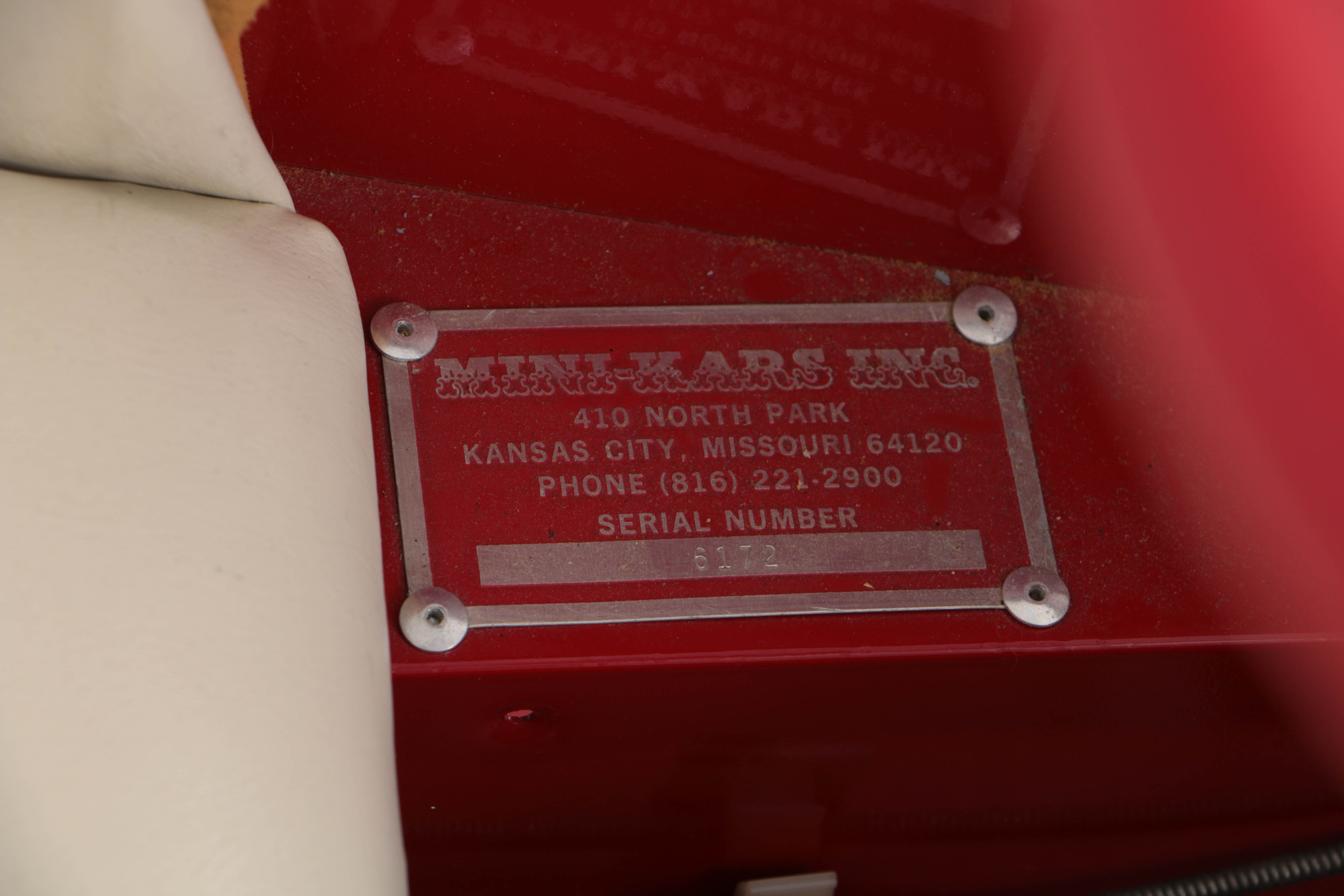 Mini Kars, Inc Parade Car, as a 1950s Firetruck