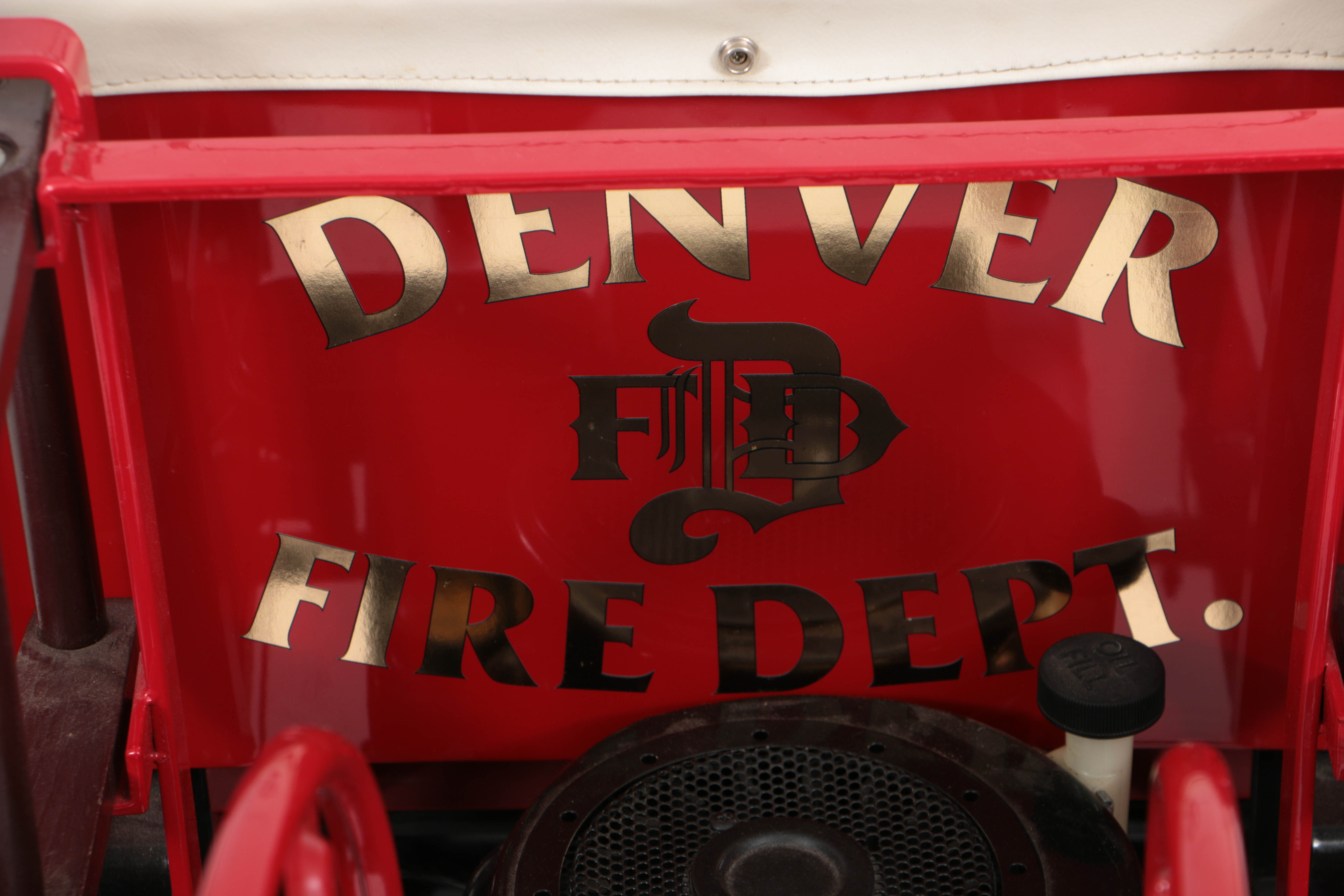 Mini Kars, Inc Parade Car, as a 1950s Firetruck