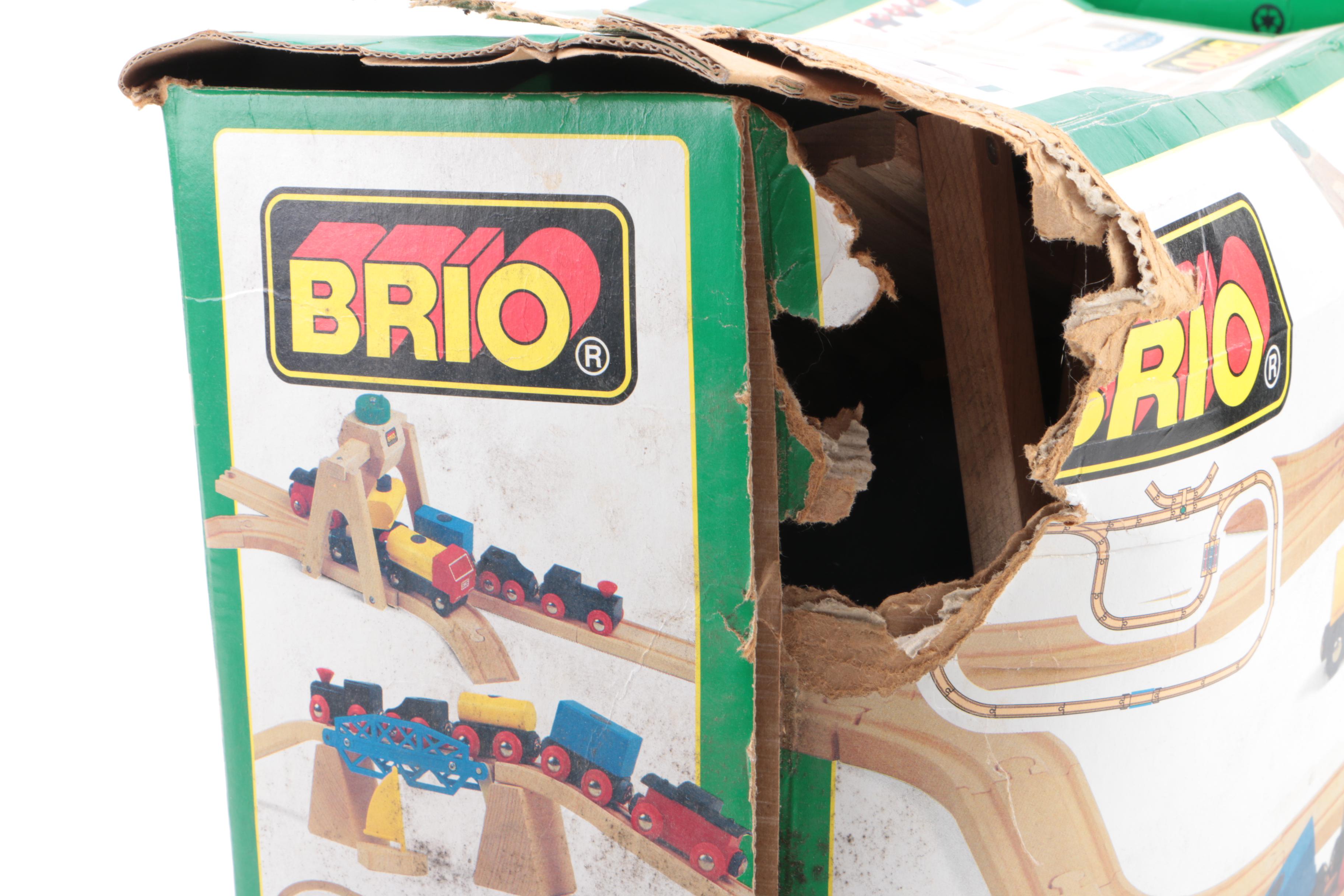 Brio Wooden Train Sets and Heros Port Set