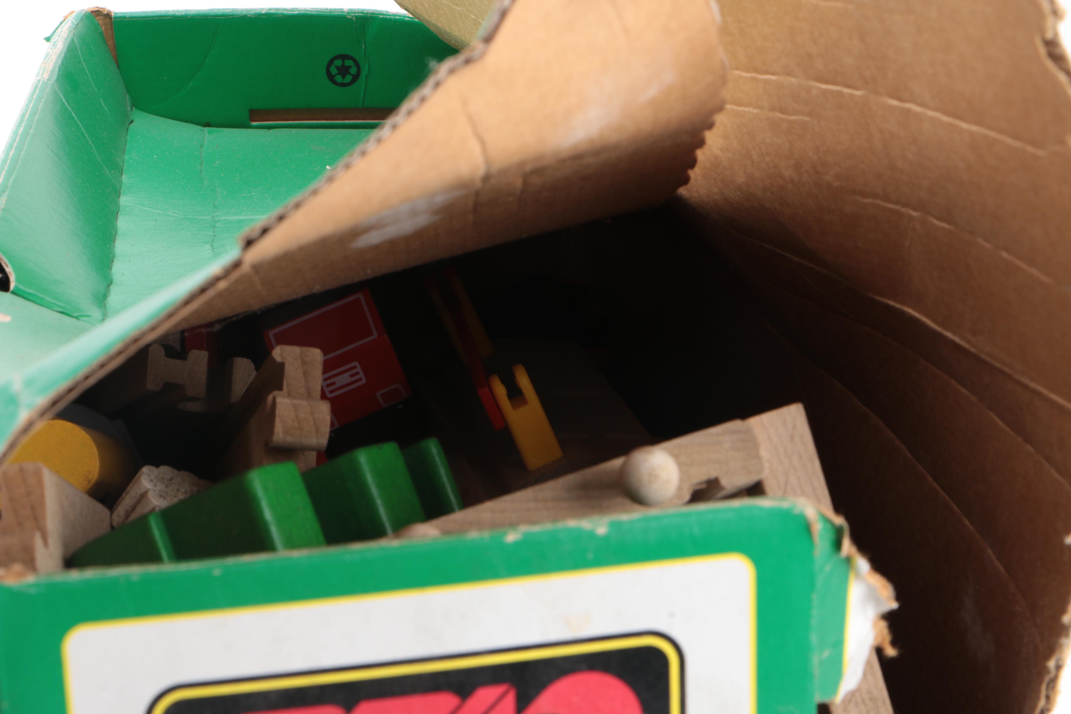 Brio Wooden Train Sets and Heros Port Set