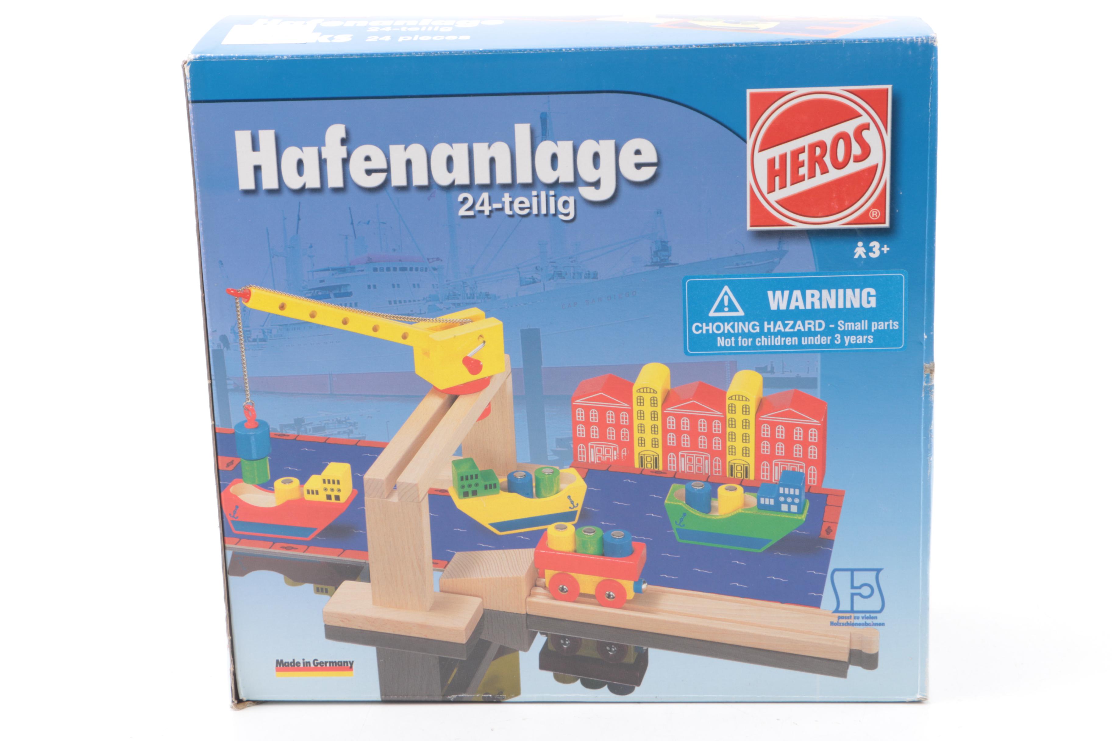 Brio Wooden Train Sets and Heros Port Set