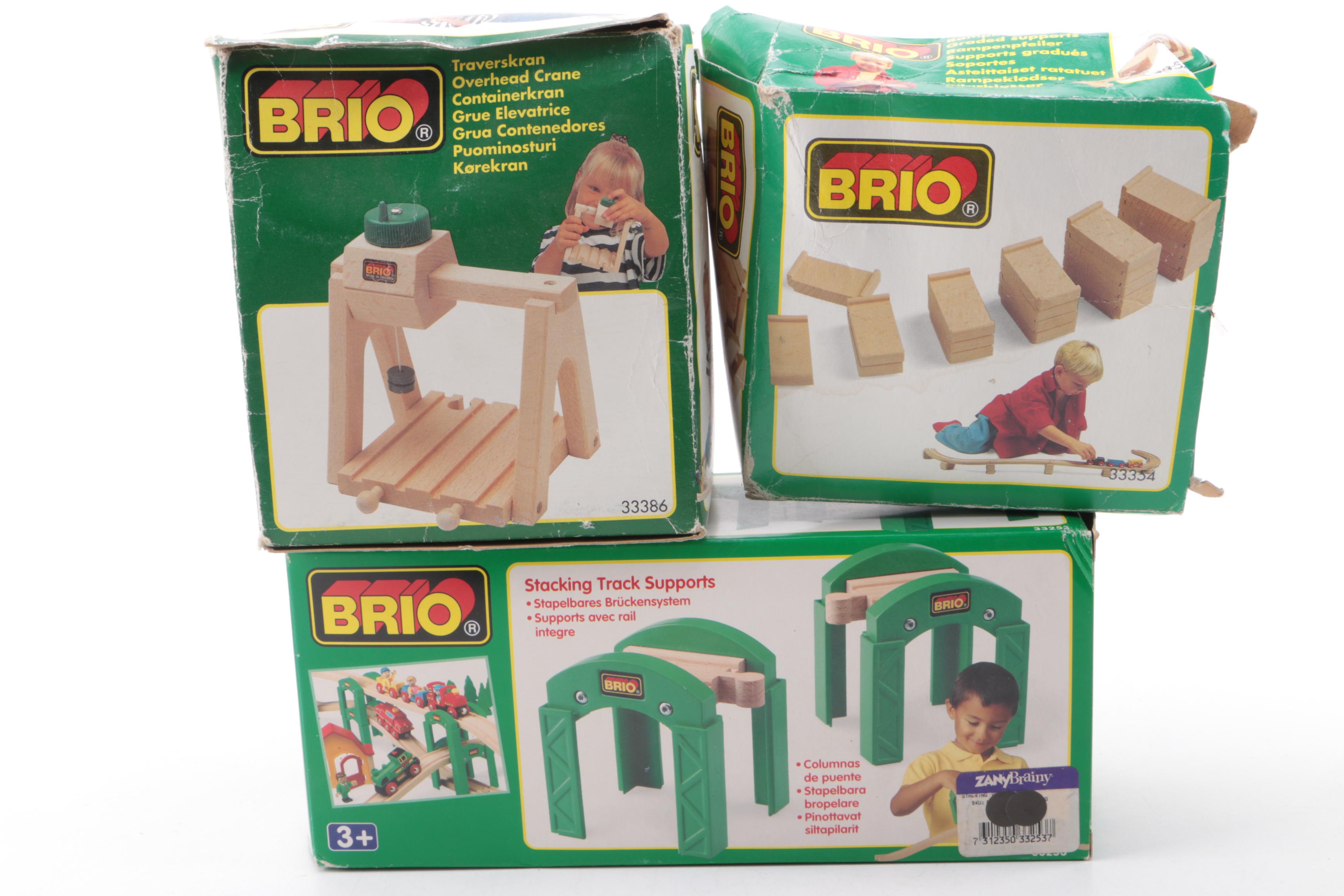 Brio Wooden Train Sets and Heros Port Set