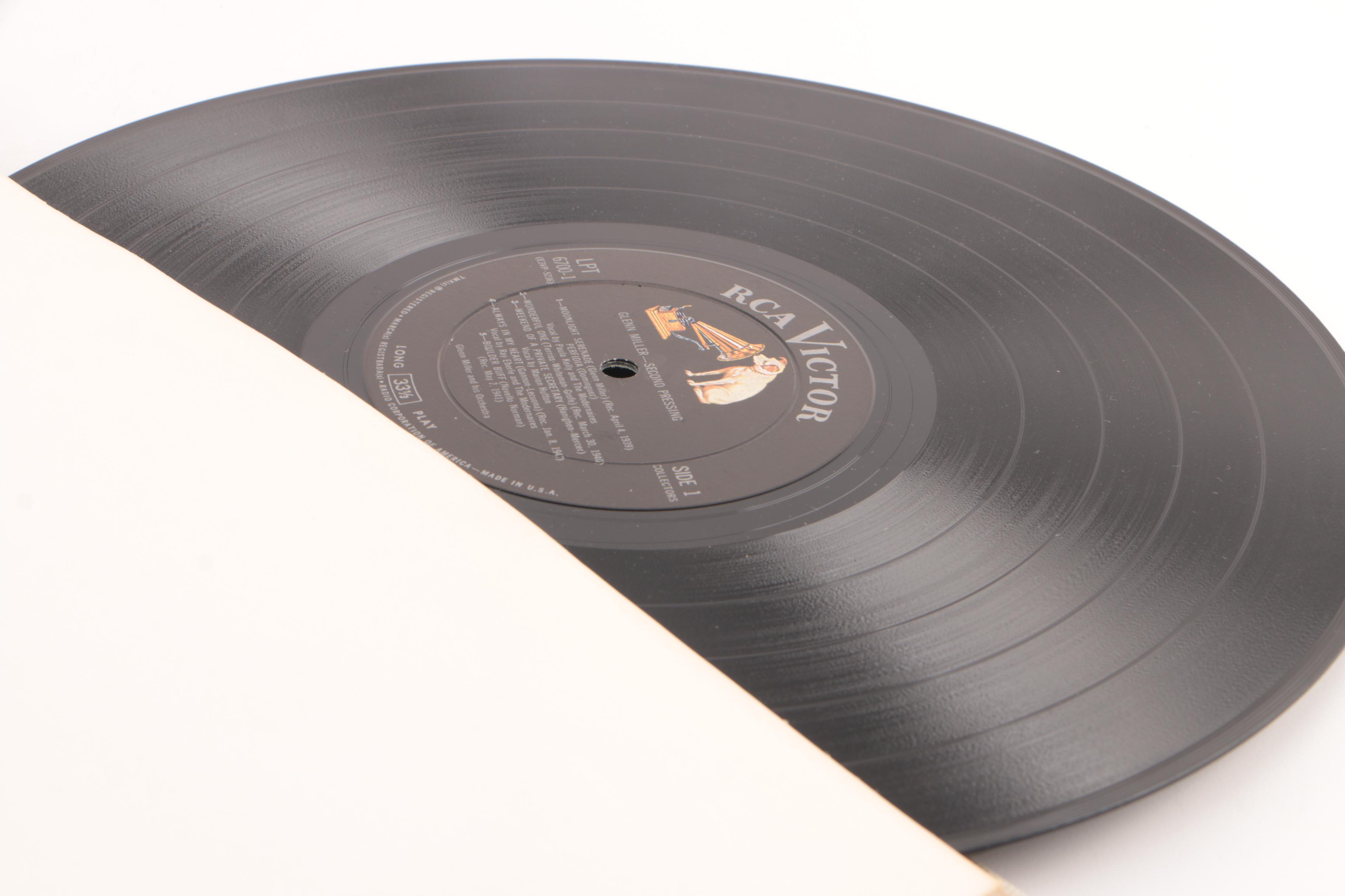 RCA Victor Glenn Miller Second Pressing LP Records Box Set