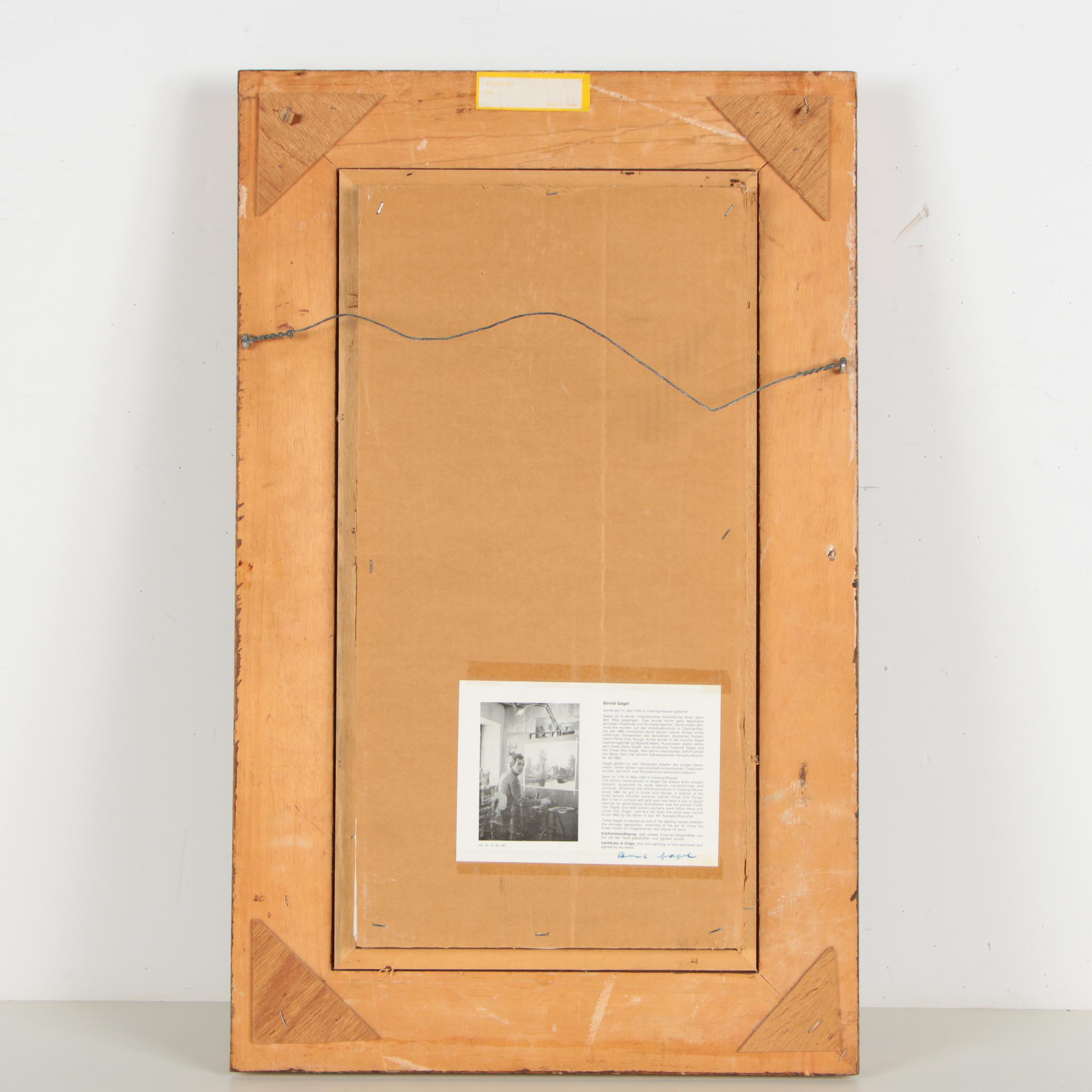 Bernd Gagel Oil Painting