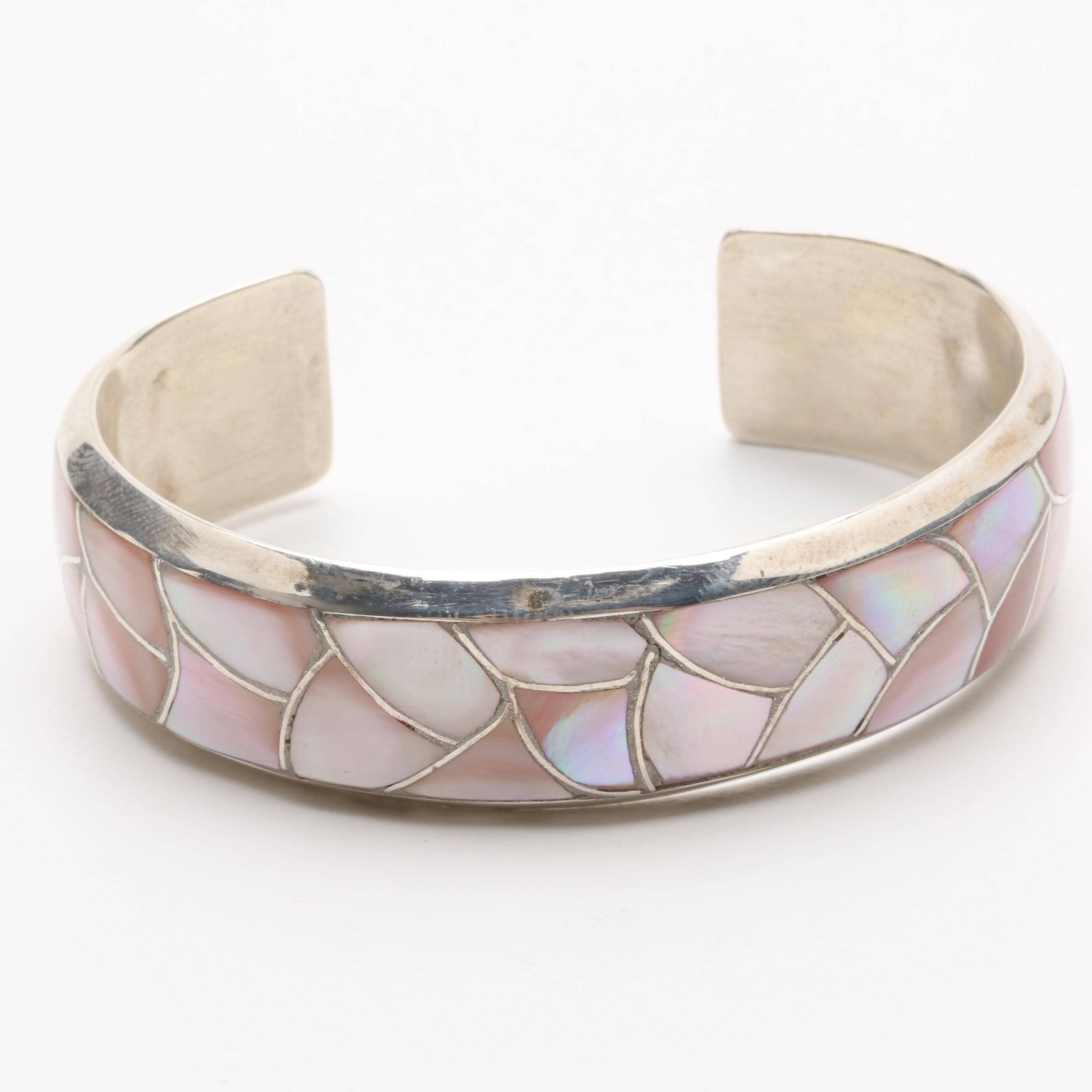 Sterling Silver Shell Jewelry Featuring Stewart and Maria Tucson Zuni