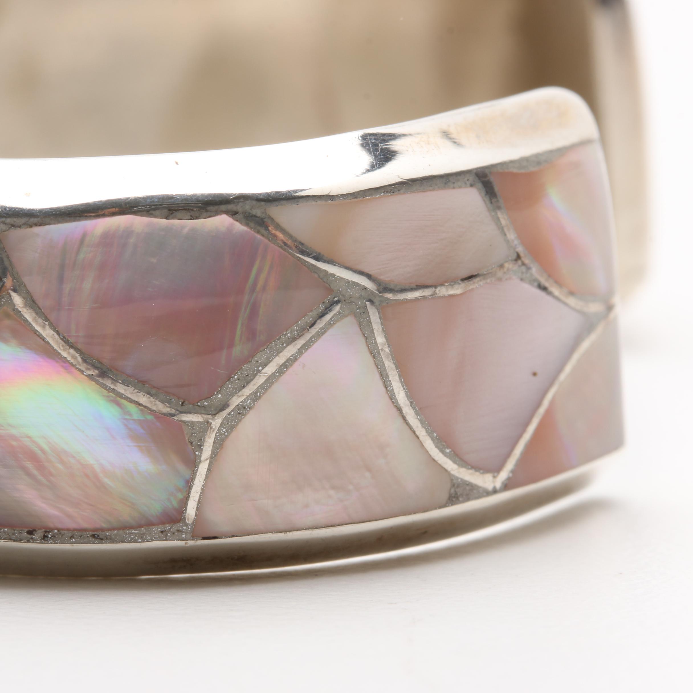 Sterling Silver Shell Jewelry Featuring Stewart and Maria Tucson Zuni